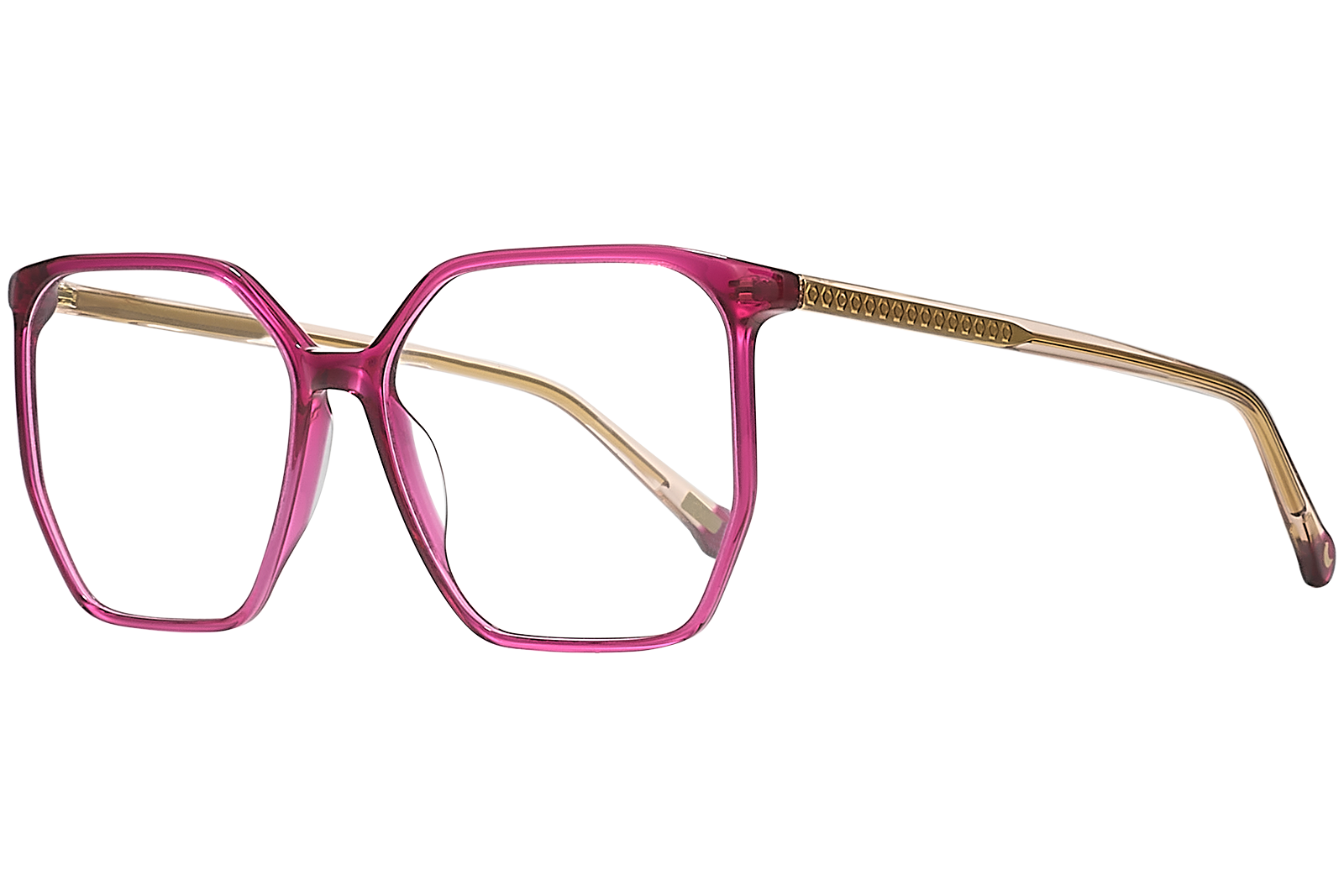 Clémence & Margaux La Virevoltante lunettes de vue Fuchsia carrée