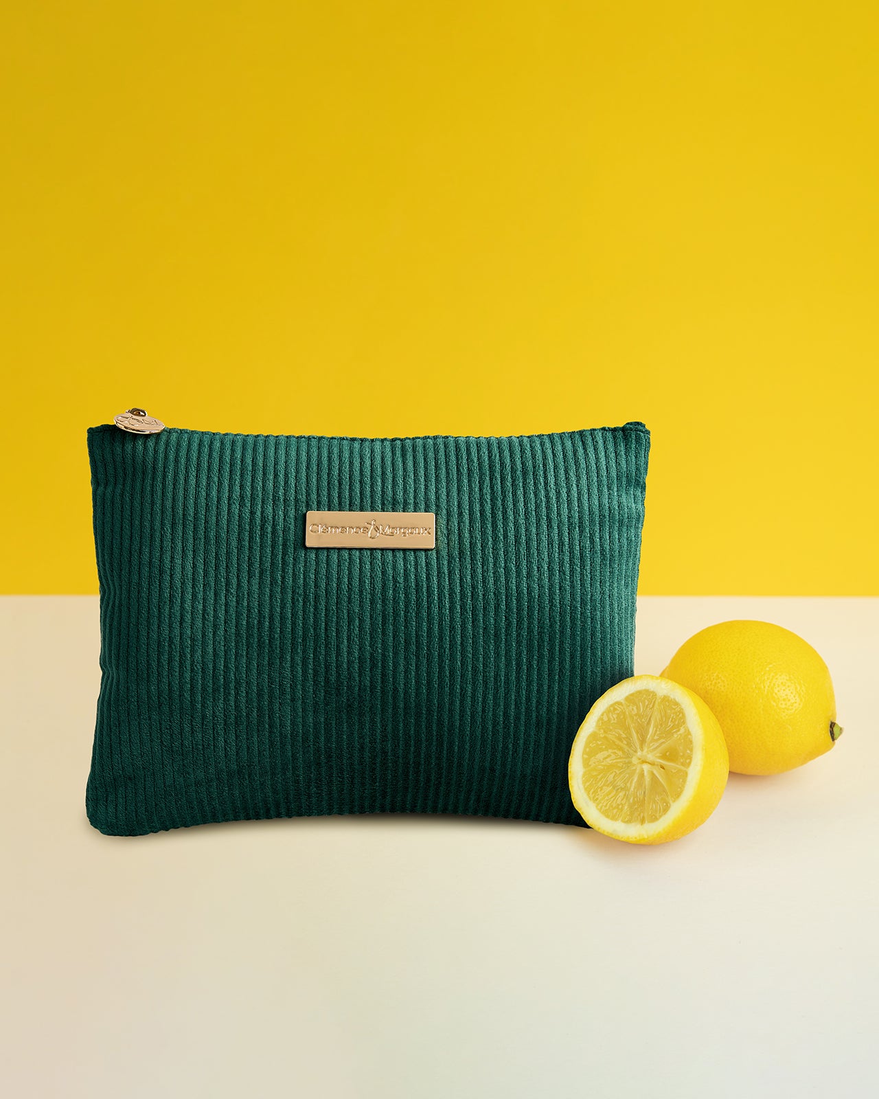 Clémence & Margaux Pochettes pochette Olive étui lunettes souple