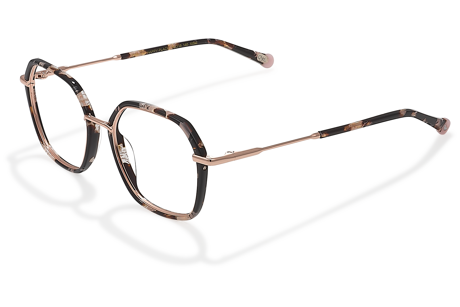 Clémence & Margaux La Happy Place lunettes de vue rouge moucheté