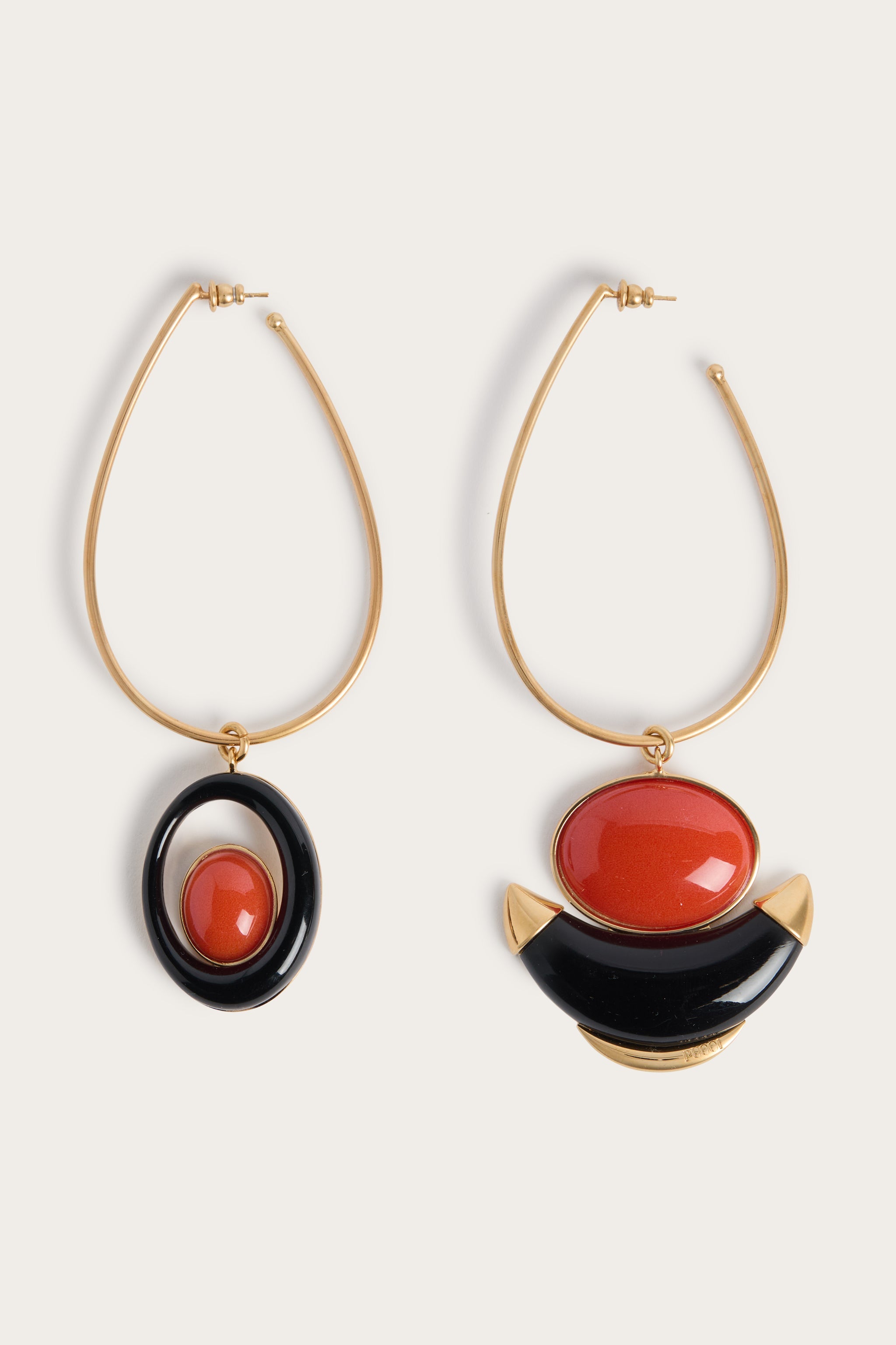 Emilio Pucci L'ALBA boucles d'oreilles or OS