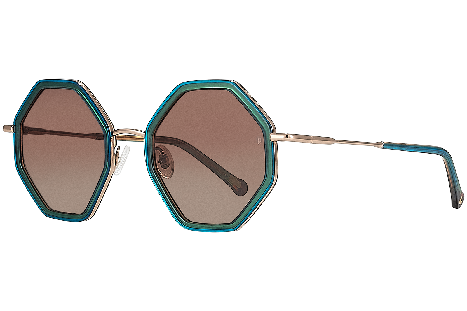 Clémence & Margaux La Fashion Week lunettes de soleil bleu