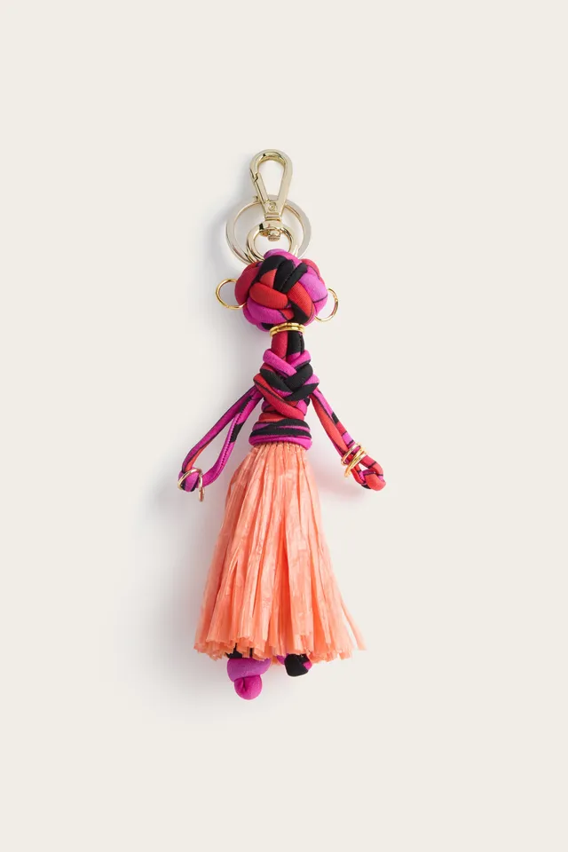Emilio Pucci Bag Charms Breloque Iride Fuchsia OS