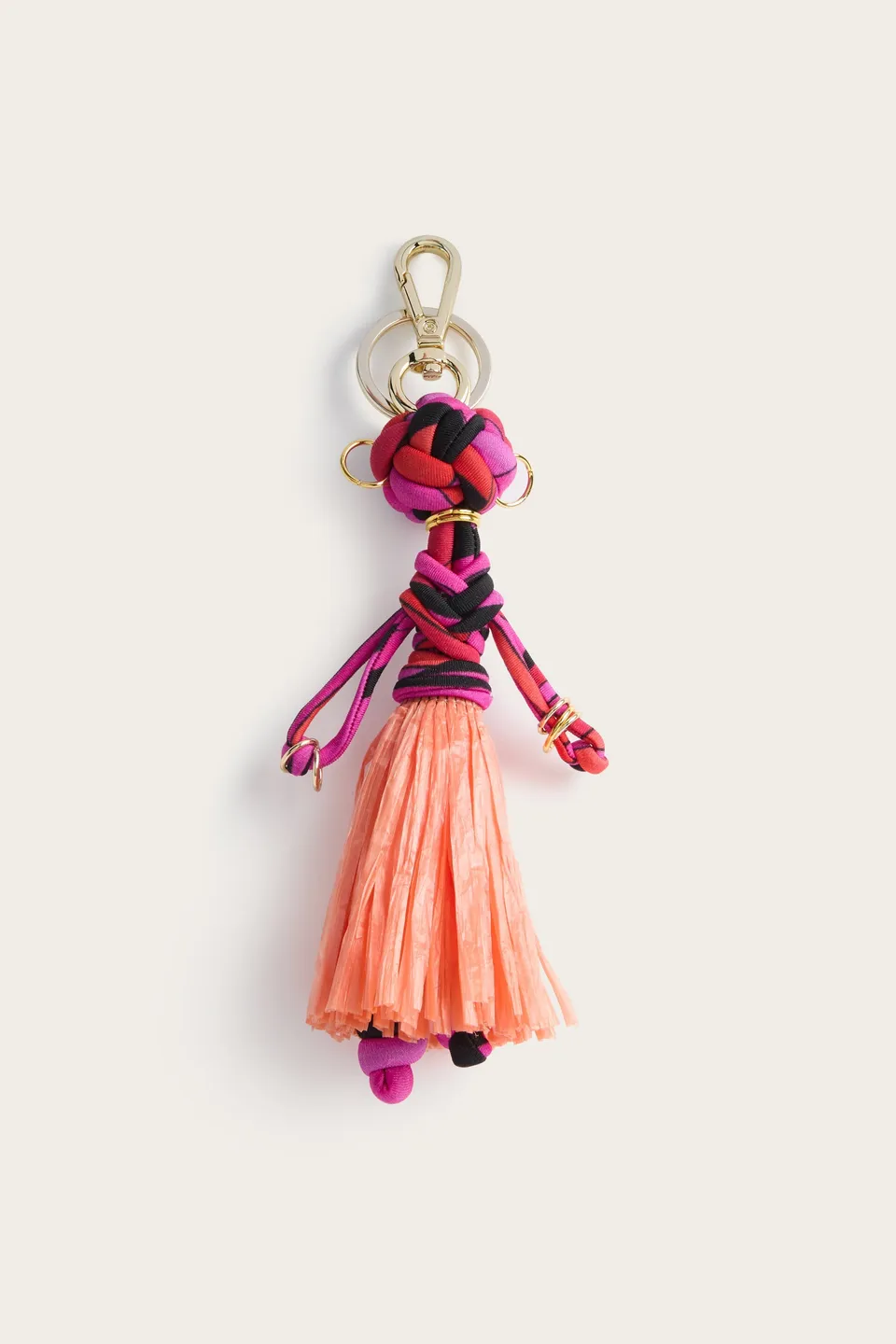 Emilio Pucci Bag Charms Breloque Iride Fuchsia OS