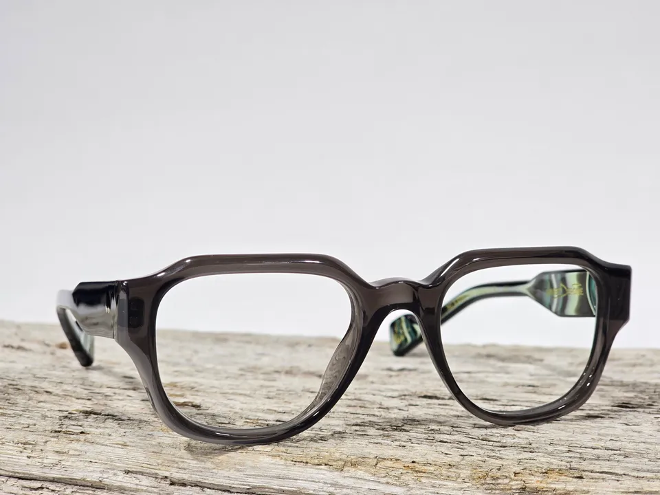Xavier Derome Gabin C300 lunettes de vue gris fumé