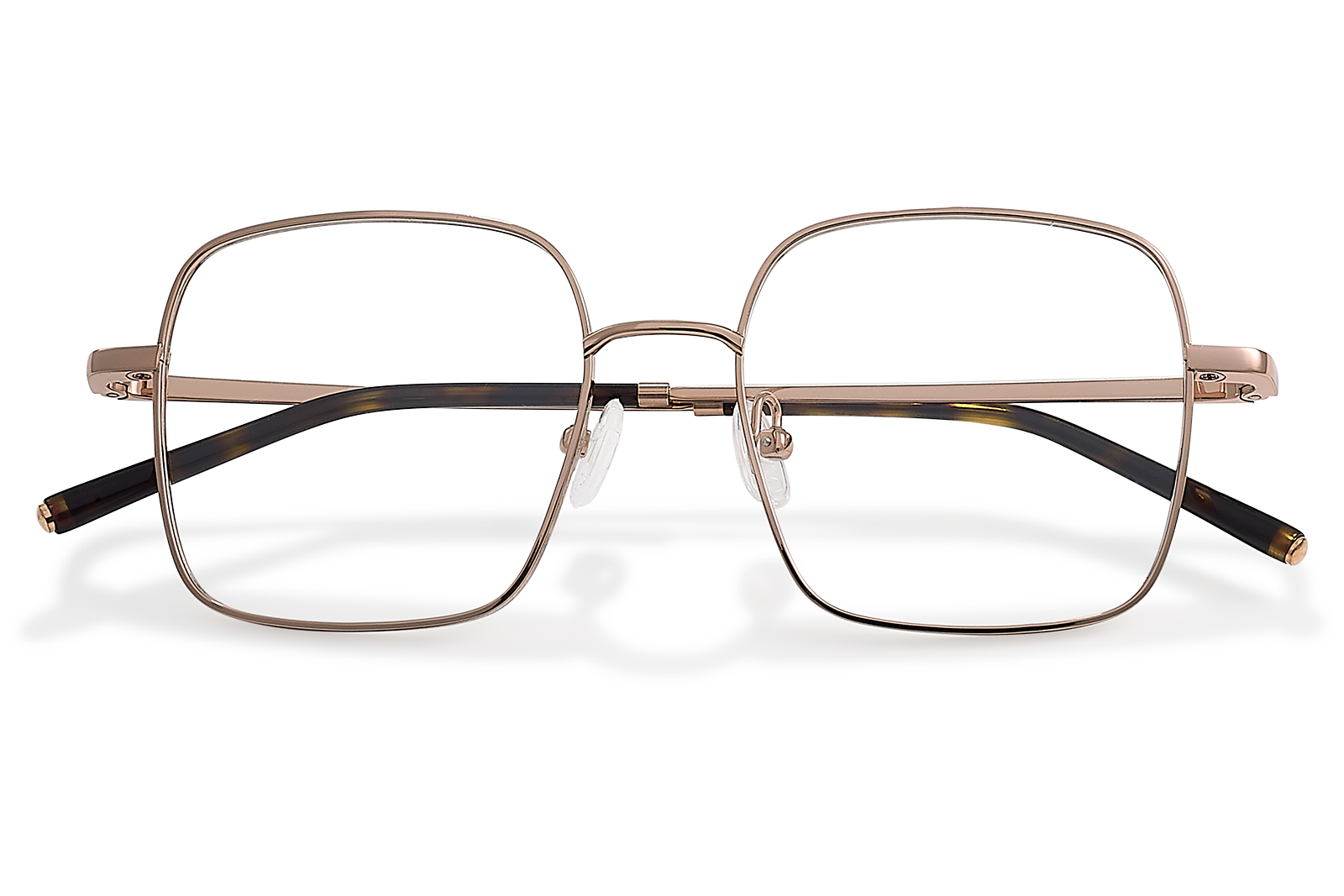 Clémence & Margaux La Felicita lunettes de vue doré carrée