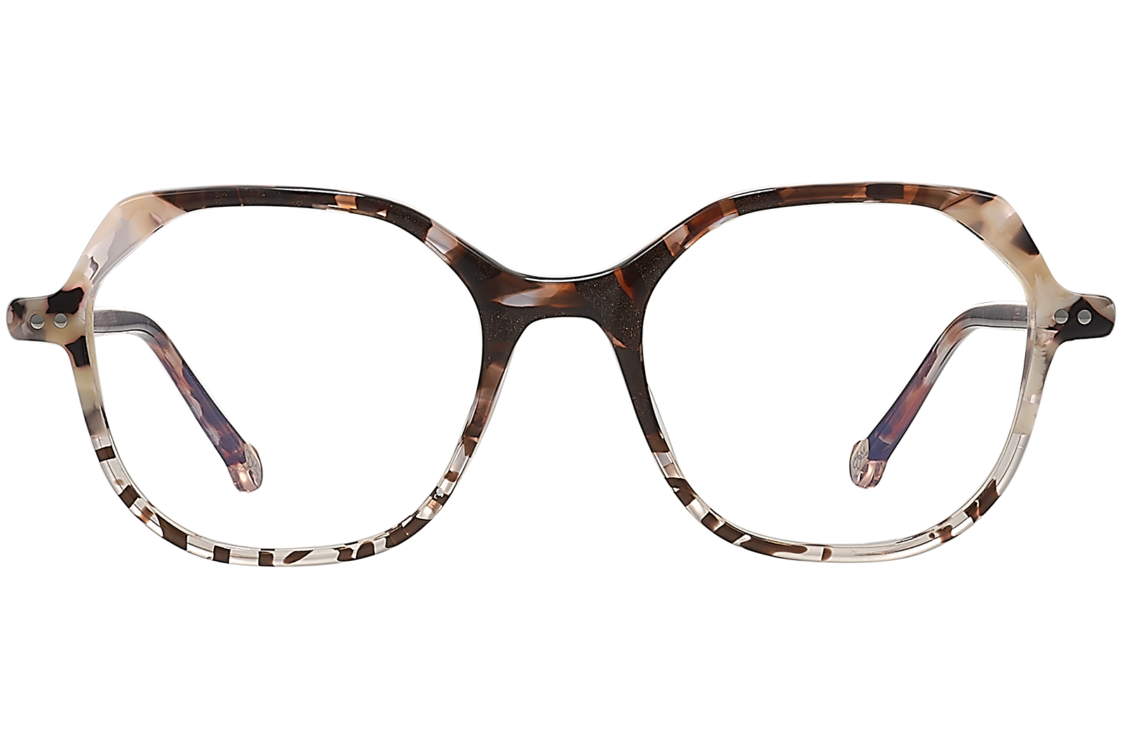 Clémence & Margaux La Dinguerie lunettes de vue brun rectangulaire
