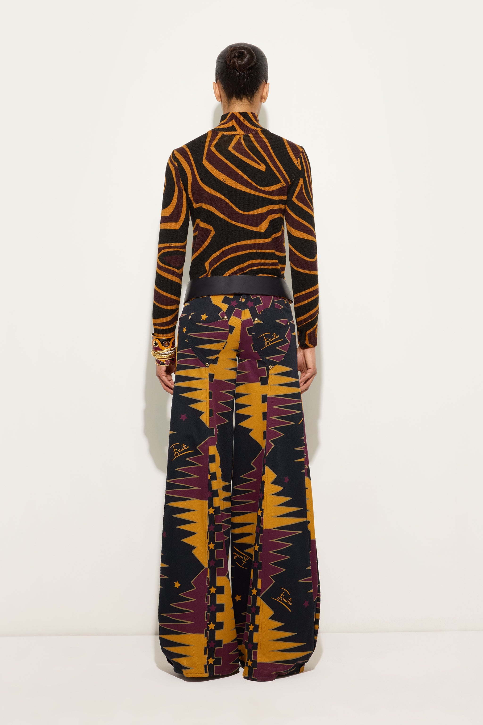 Emilio Pucci Labirinto pull bordeaux or XS