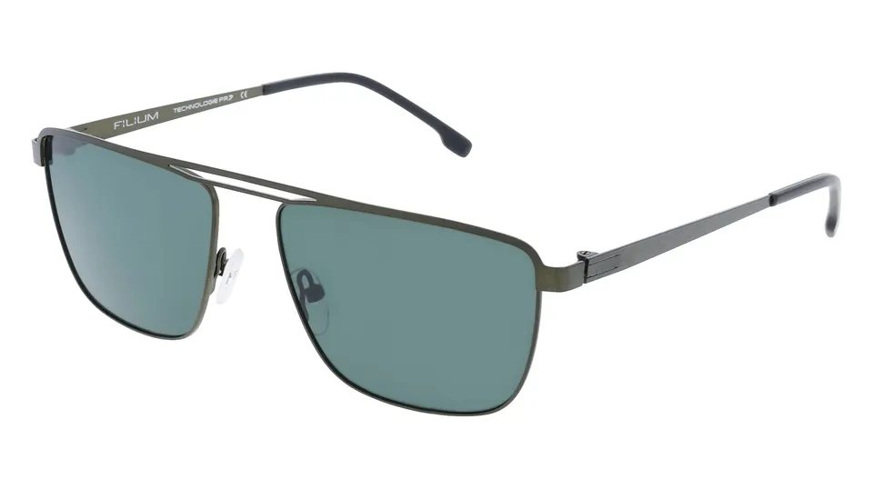 Filium FI S2213 Kaki lunettes de soleil kaki mat rectangle
