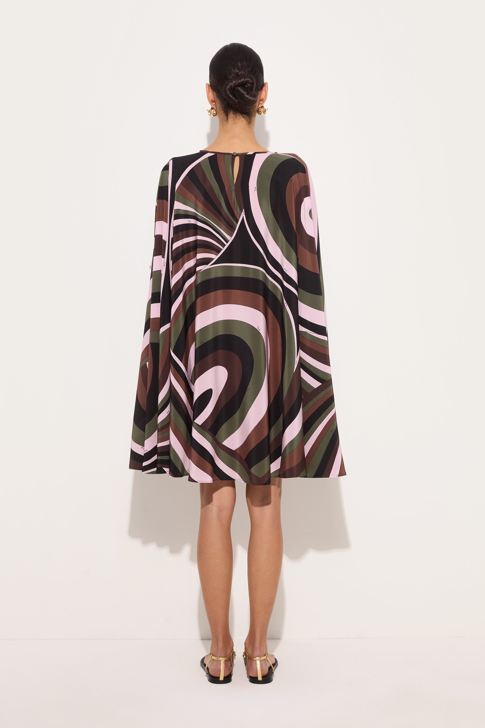 Emilio Pucci Kaftans Caftano Iride caftan kaki soie