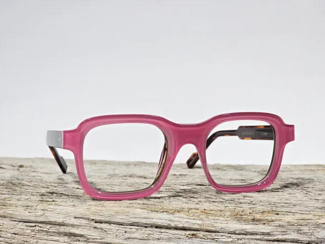 Xavier Derome Aubisque C307 monture rose framboise