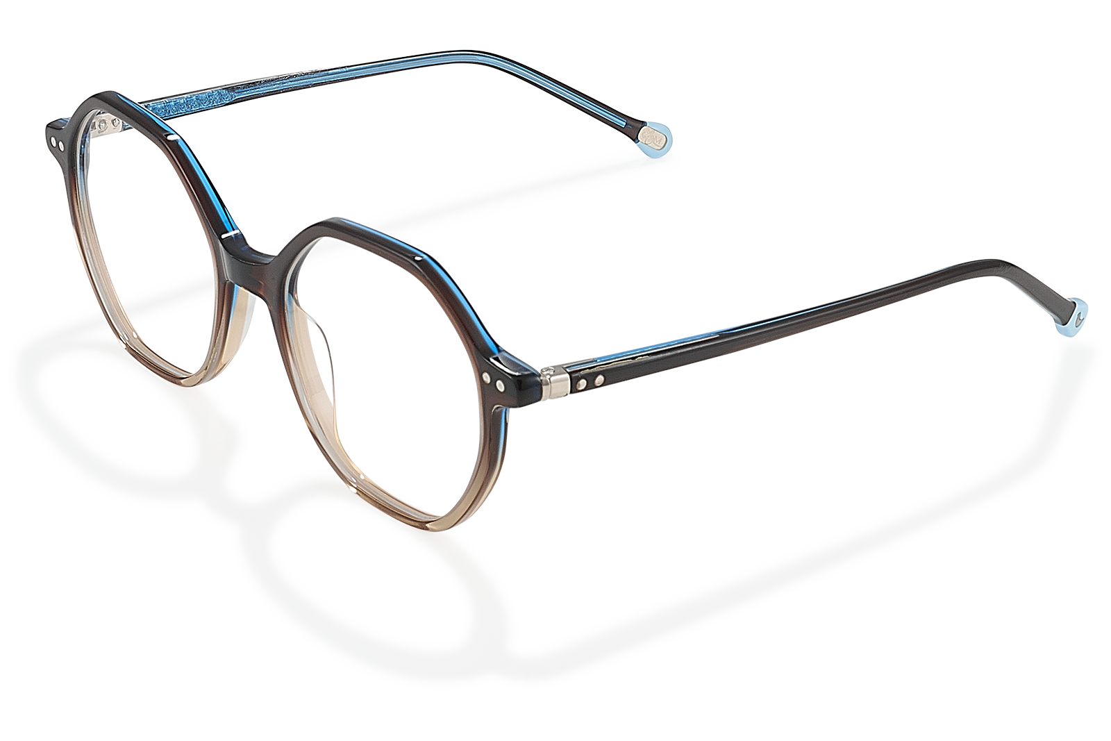 Clémence & Margaux La Réconciliante lunettes de vue Dégradé Brun & Gris