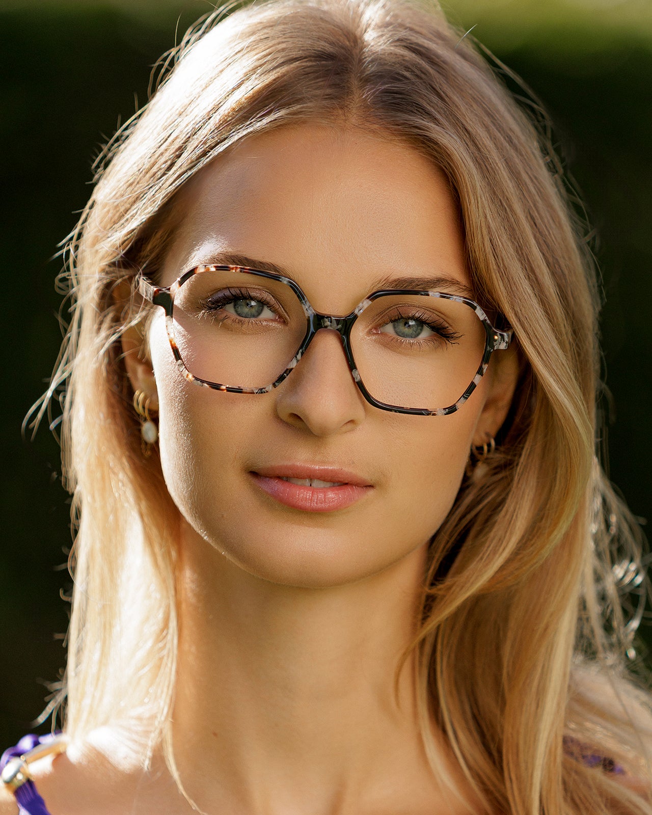 Clémence & Margaux La Renversante lunettes de vue hexagonale