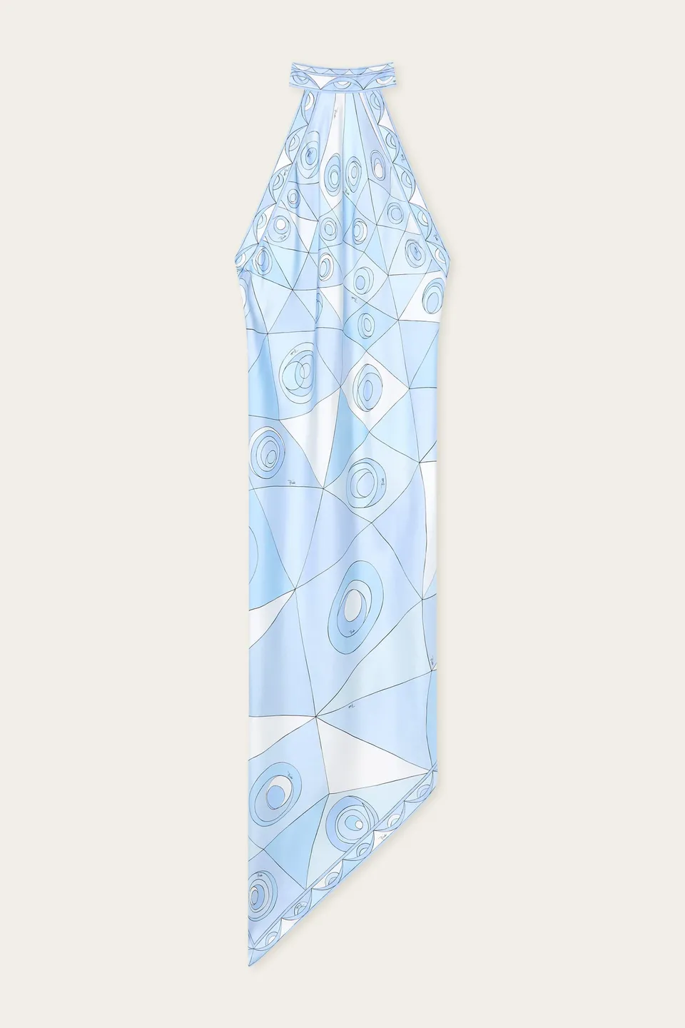 Emilio Pucci DRESSES robe soie bleu clair 38 Occhi