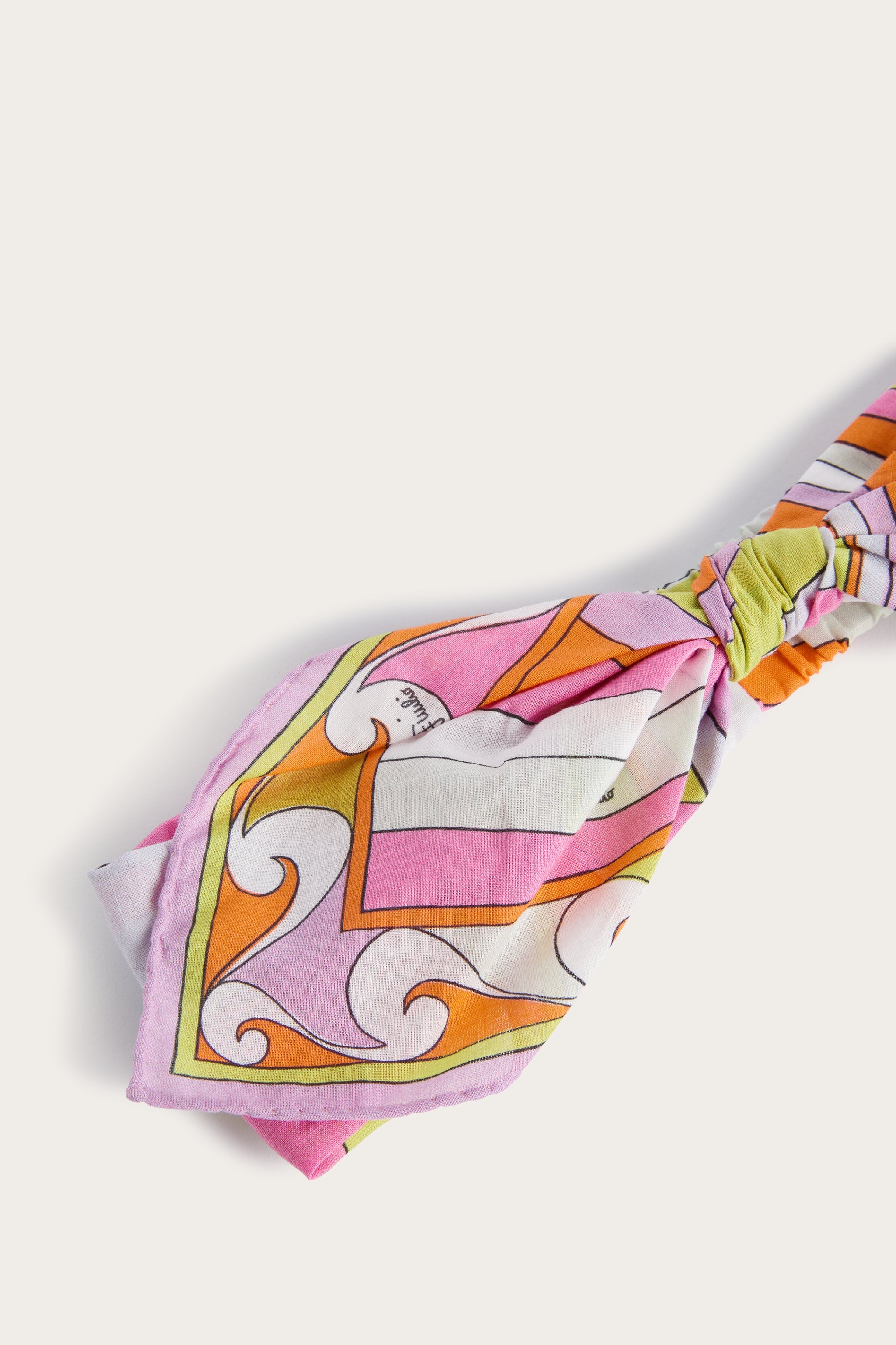 Emilio Pucci Iride bandeau cheveux coton multicolore