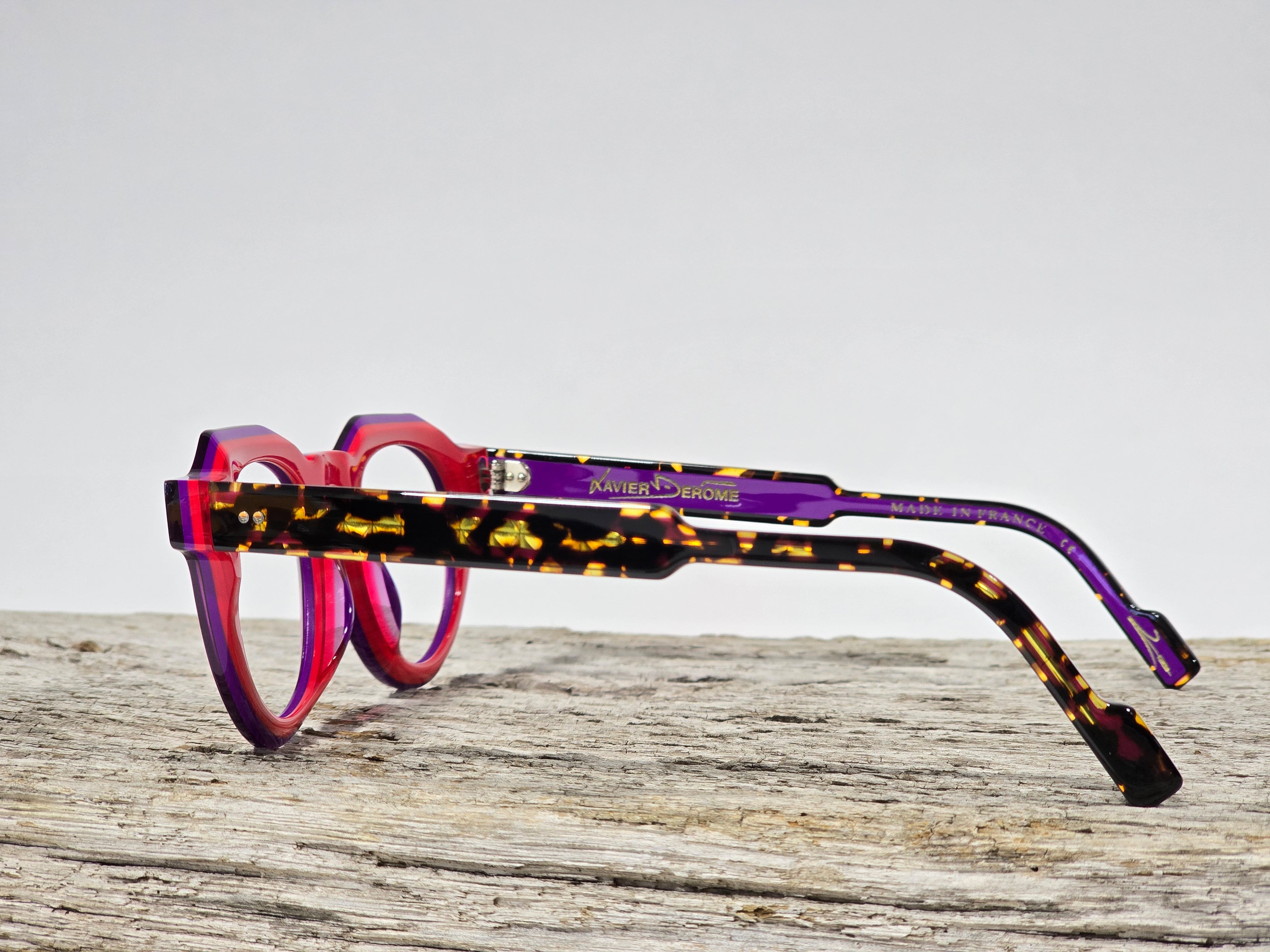 Xavier Derome Generoso C298 lunettes de vue violet acétate