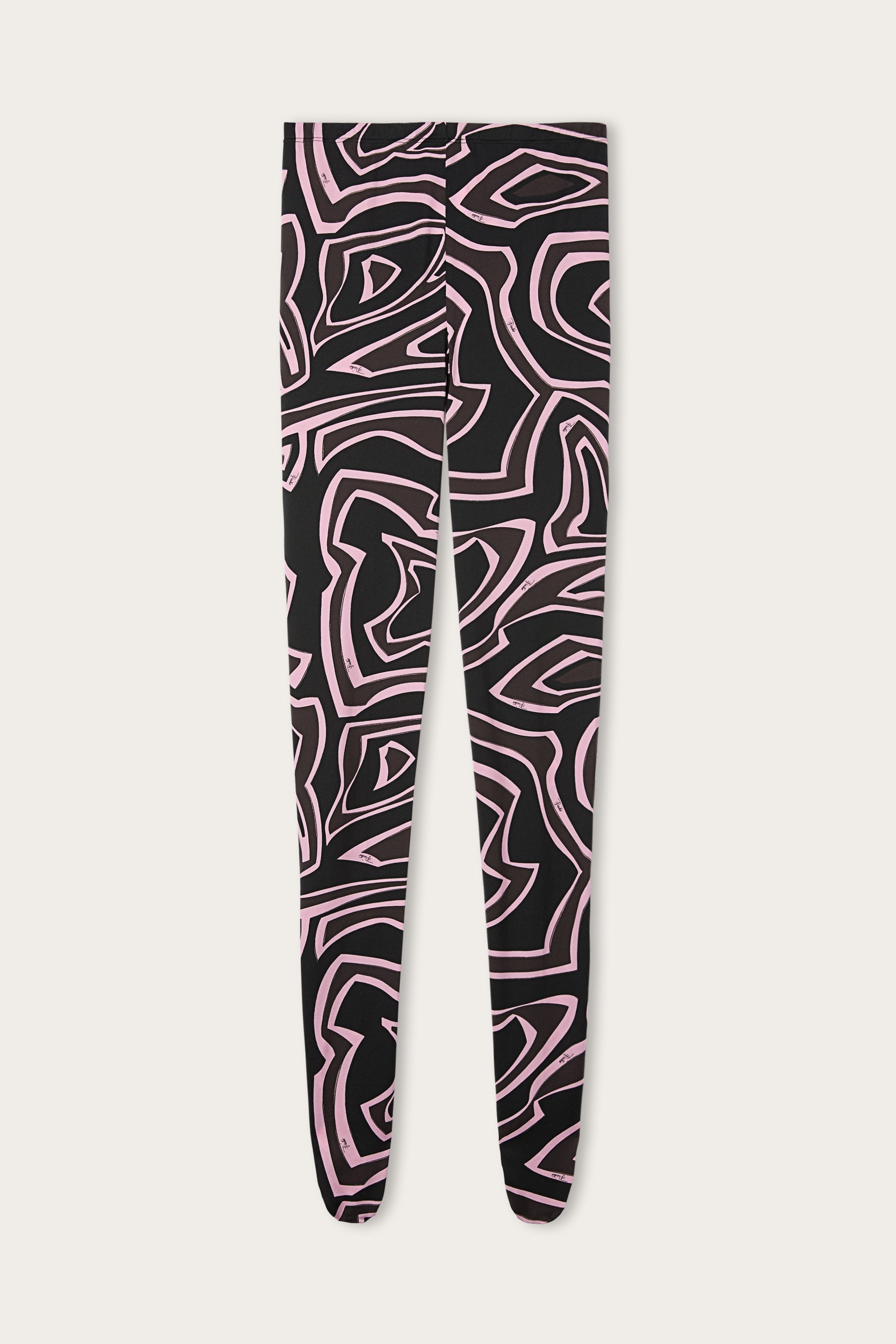 Emilio Pucci Labirinto Collant 50 Den Kaki Rose