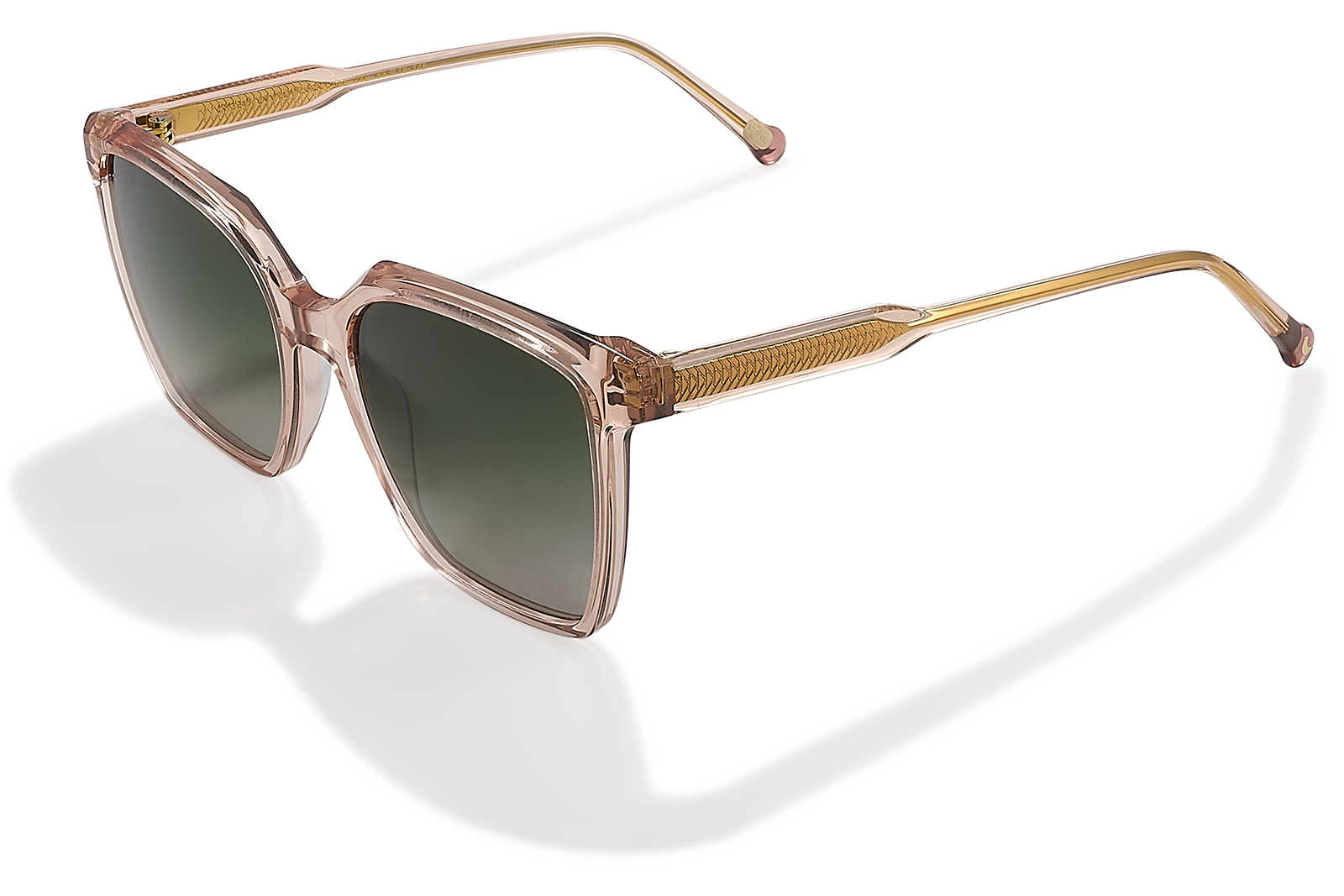 Clémence & Margaux La Villa Turquoise lunettes de soleil écaille claire polarisé