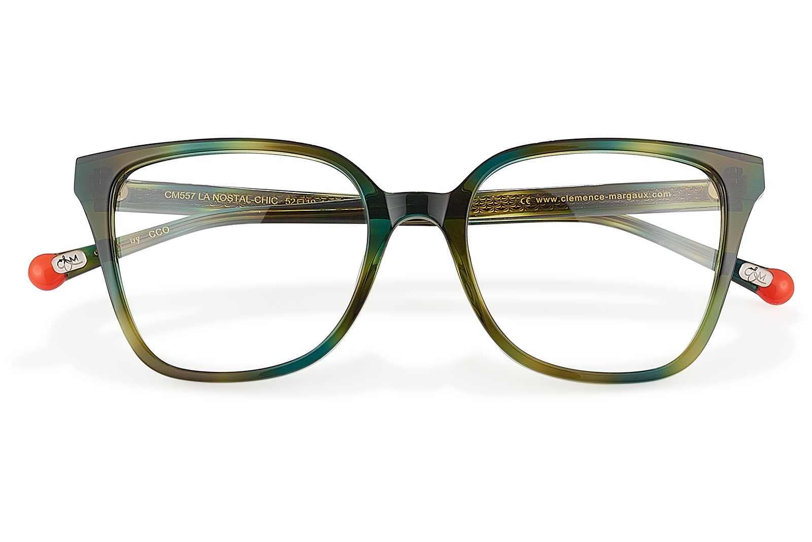 Clémence & Margaux La Nostal-Chic lunettes de vue Rose Nude carré