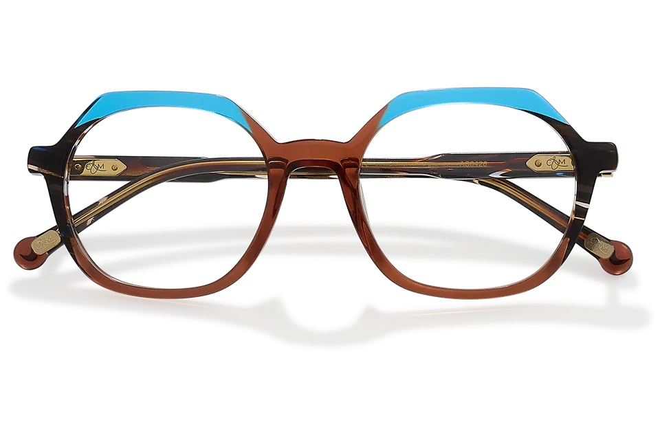 Clémence & Margaux L'Edition Privée lunettes de vue écaille damier