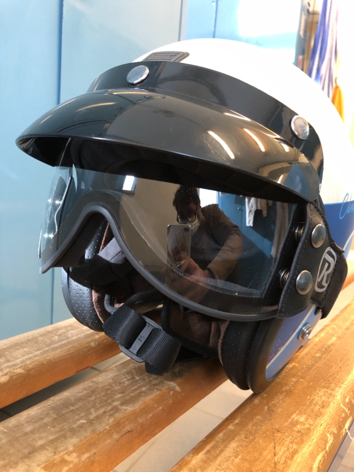 Raleri StrapSter Classic visiere casque transparente