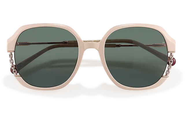 Clémence & Margaux Saphir lunettes de soleil brun bleu polarisé