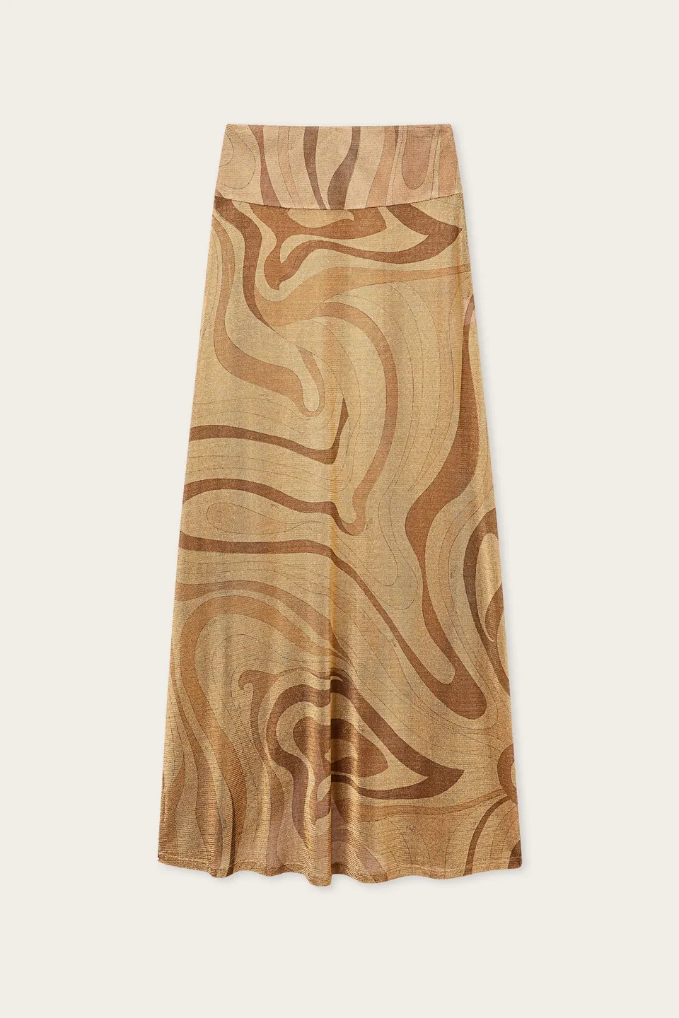 Emilio Pucci Marmo 6HJW156H964993 jupe dorée peplum