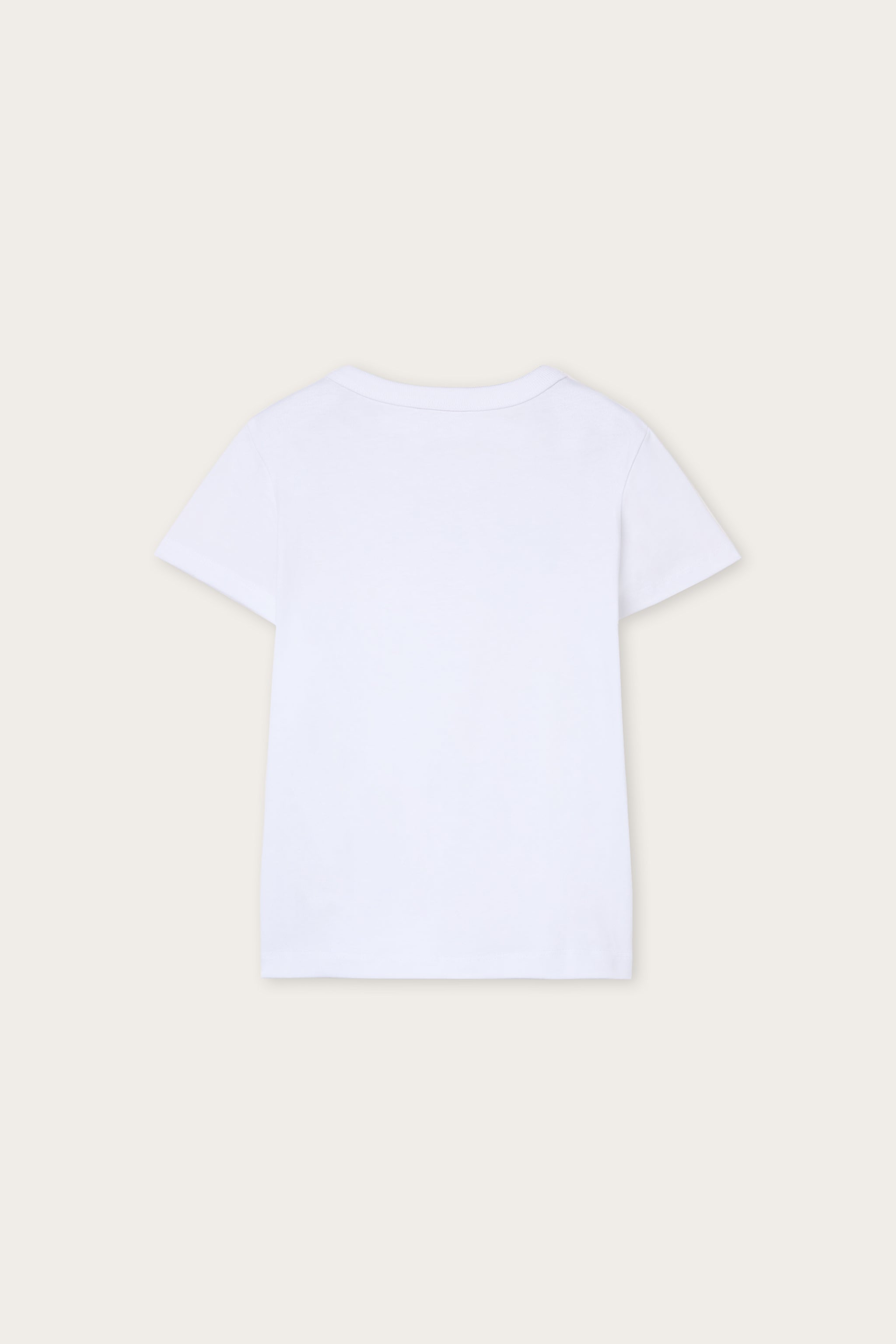 Emilio Pucci T-shirt coton bio blanc logo enfant