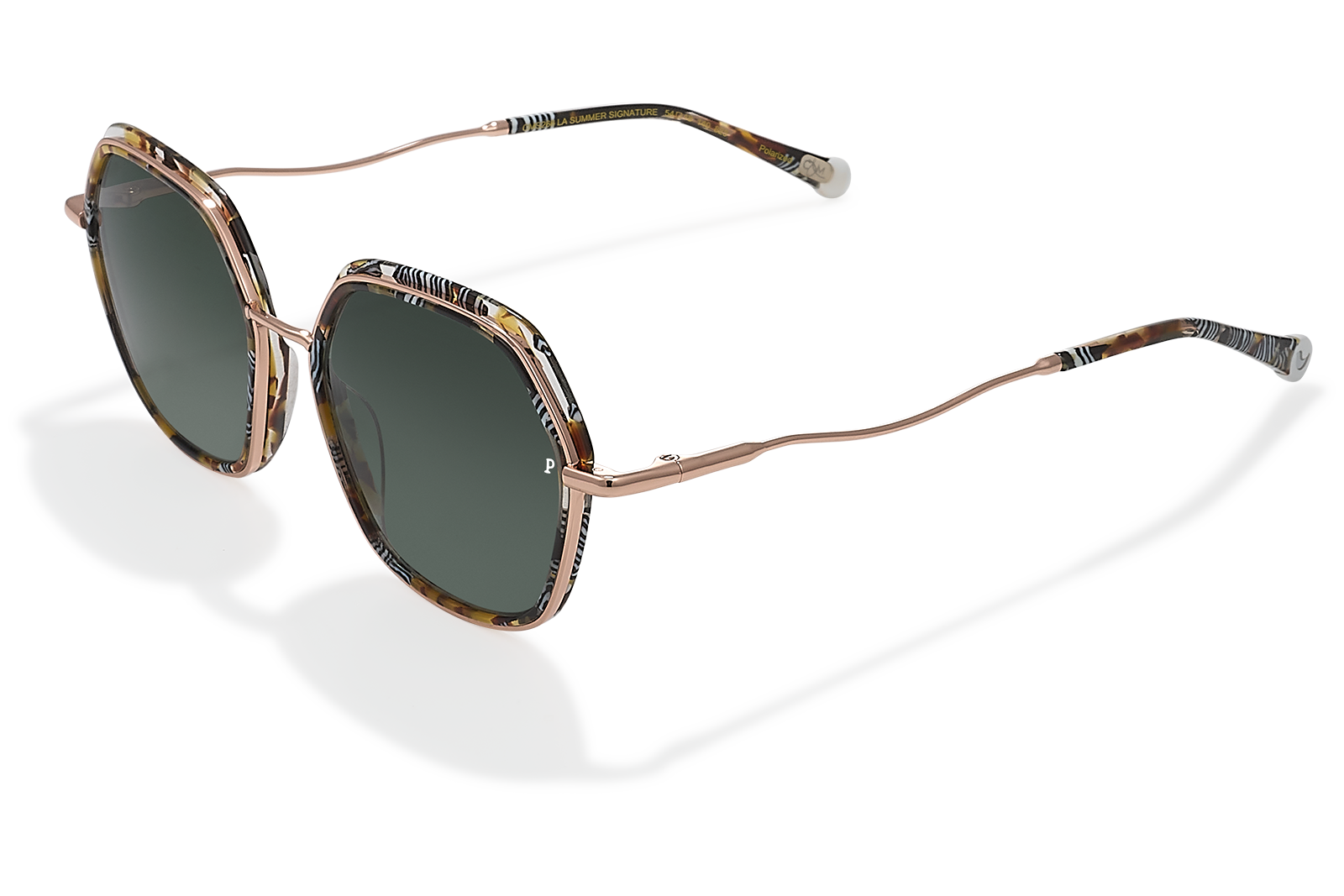 Clémence & Margaux Summer Signature lunettes de soleil Brun polarisées