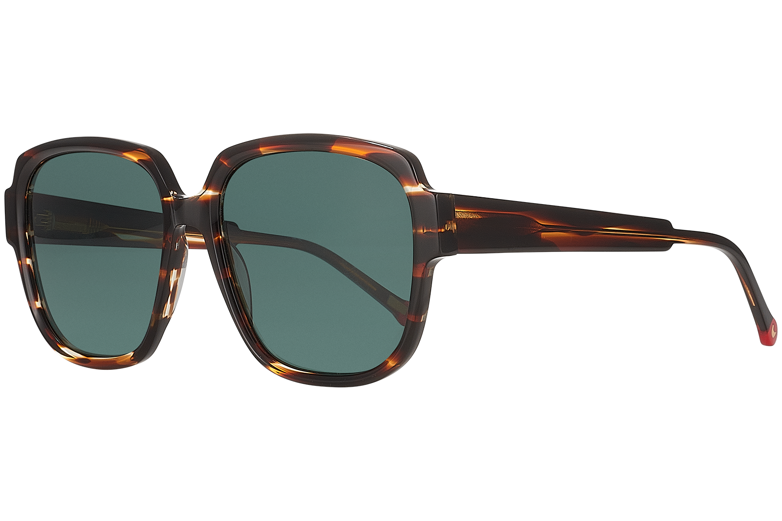 Clémence & Margaux La Blue-Lagoon lunettes de soleil Noir & Argent polarisé