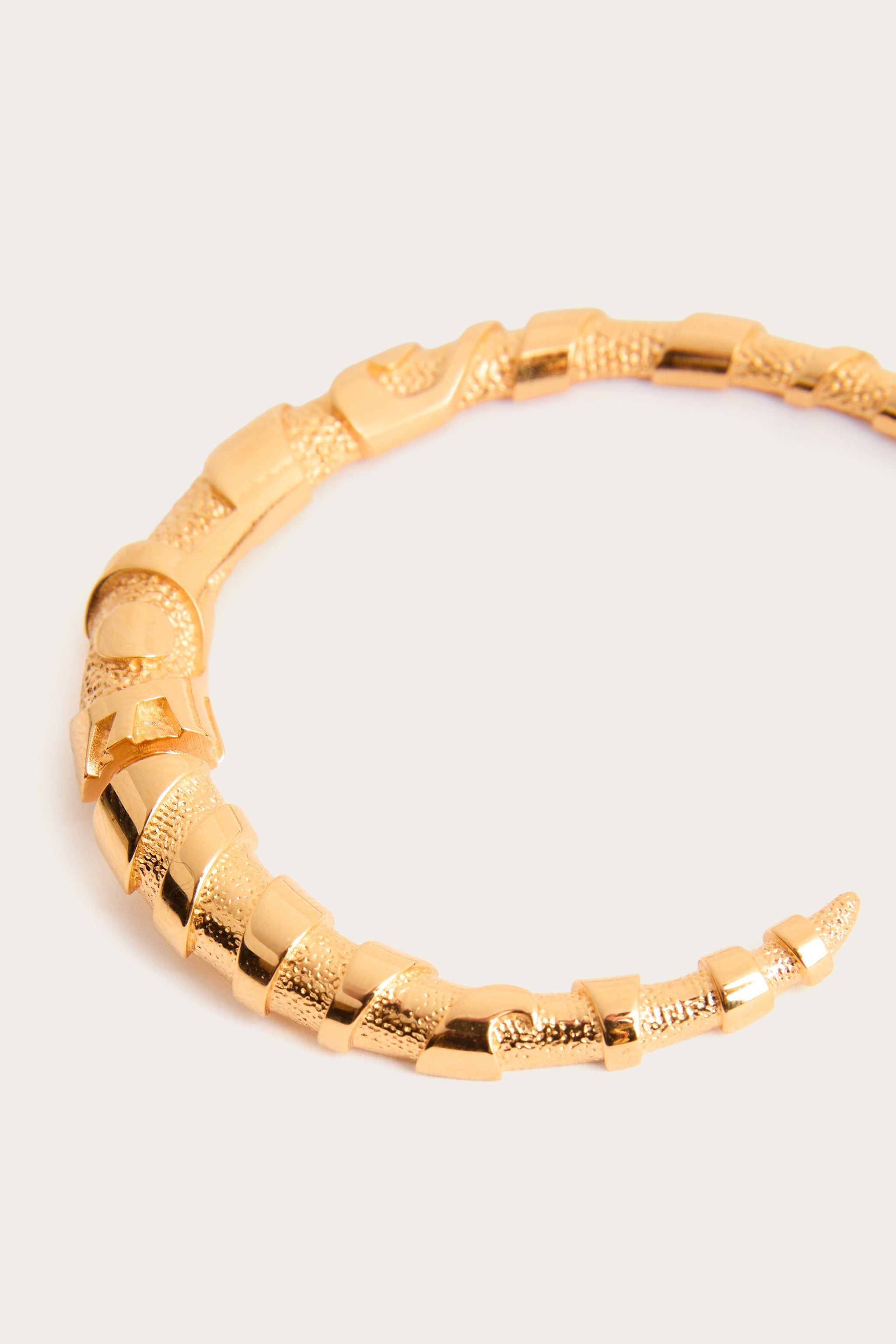 Emilio Pucci Corno Boucle Oreille gold effet marbre
