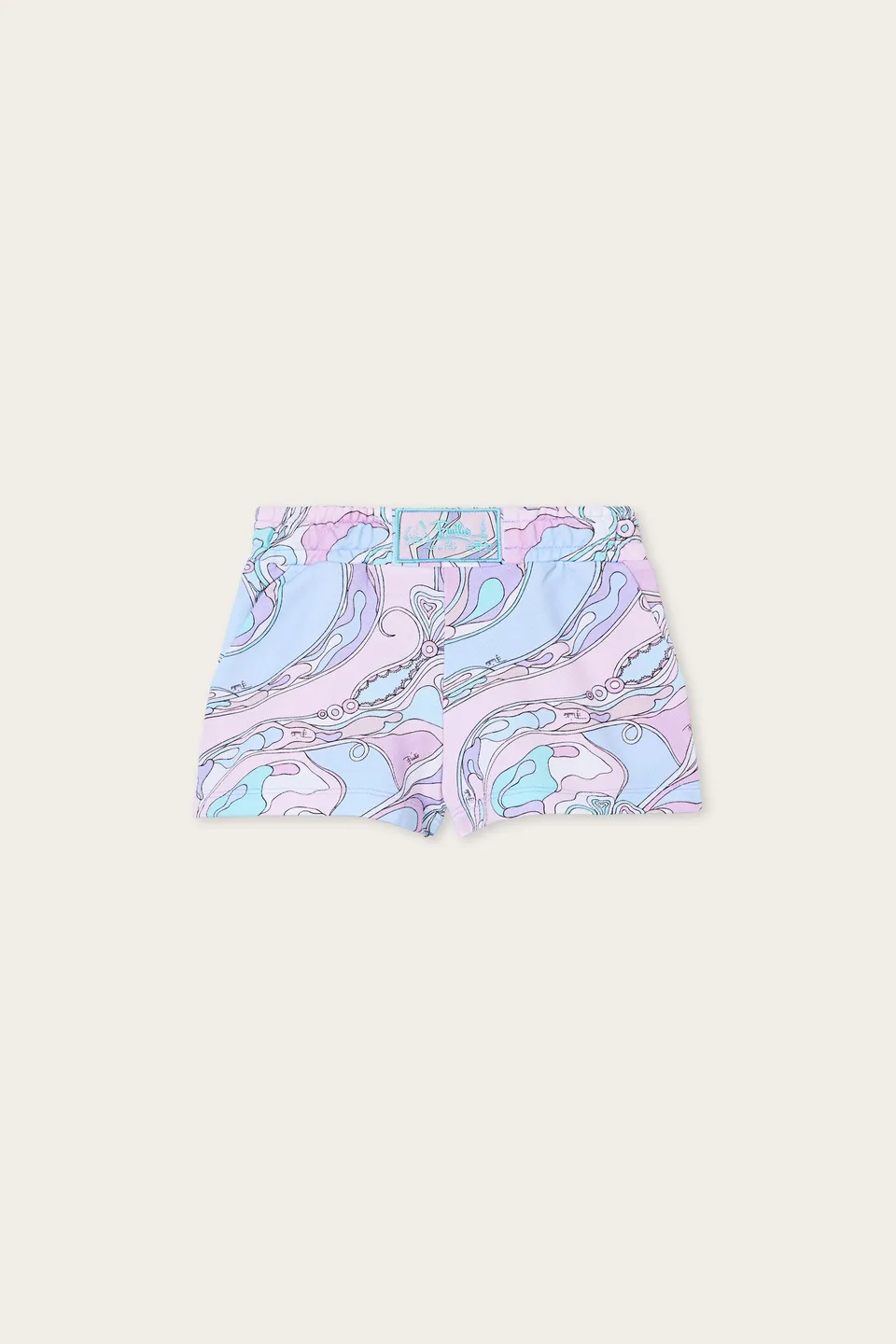 Emilio Pucci Junior Shorts jersey coton rose orchidee enfant