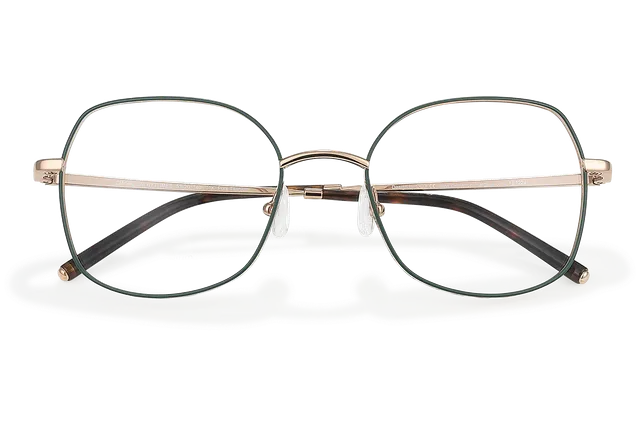 Clémence & Margaux La Rythmée lunettes de vue Doré monture carrée