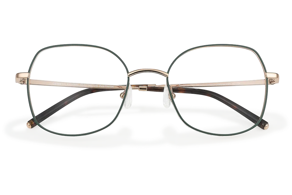 Clémence & Margaux La Rythmée lunettes de vue Doré monture carrée