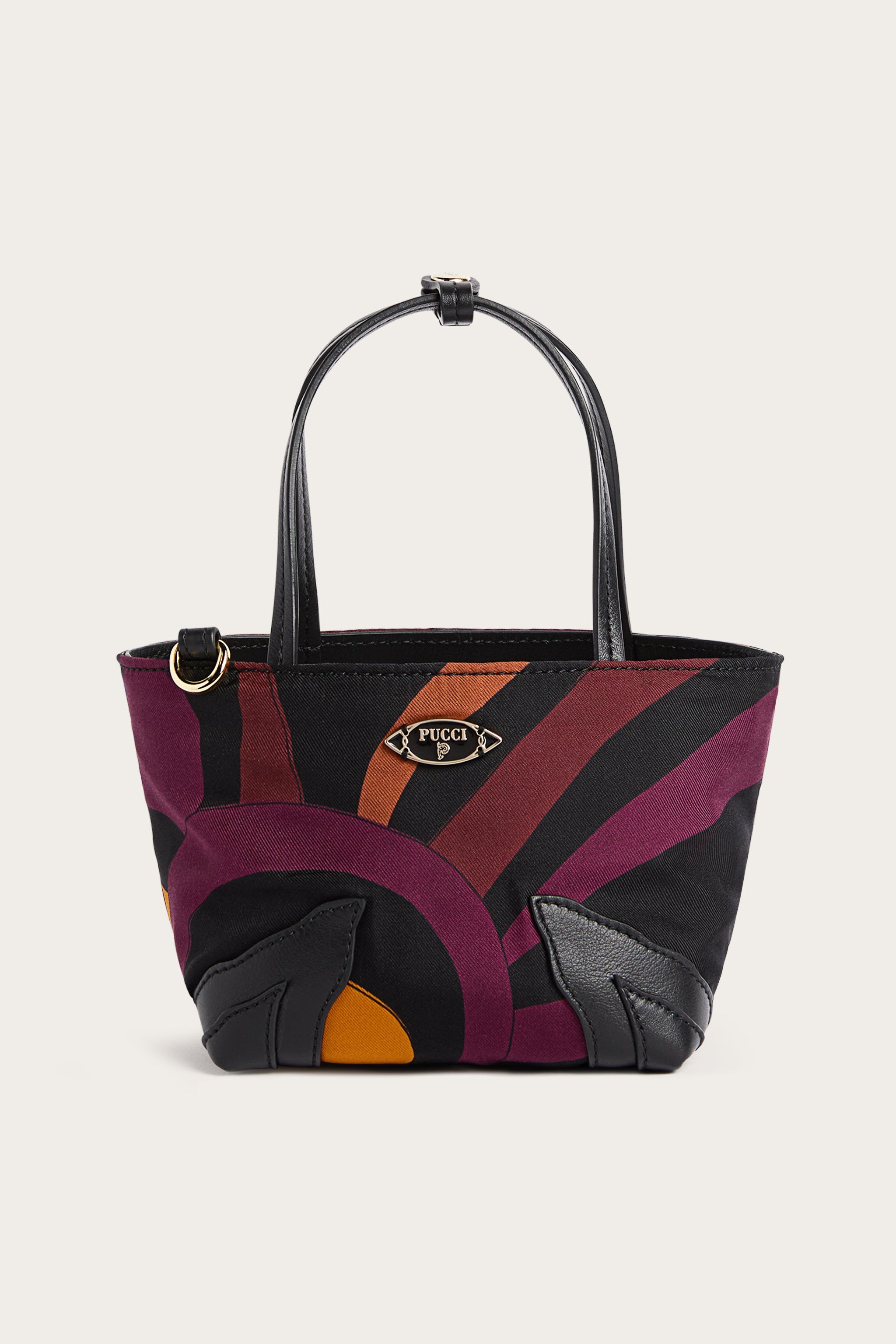 Emilio Pucci Bags Tote Palio Soie Marmo Bordeaux