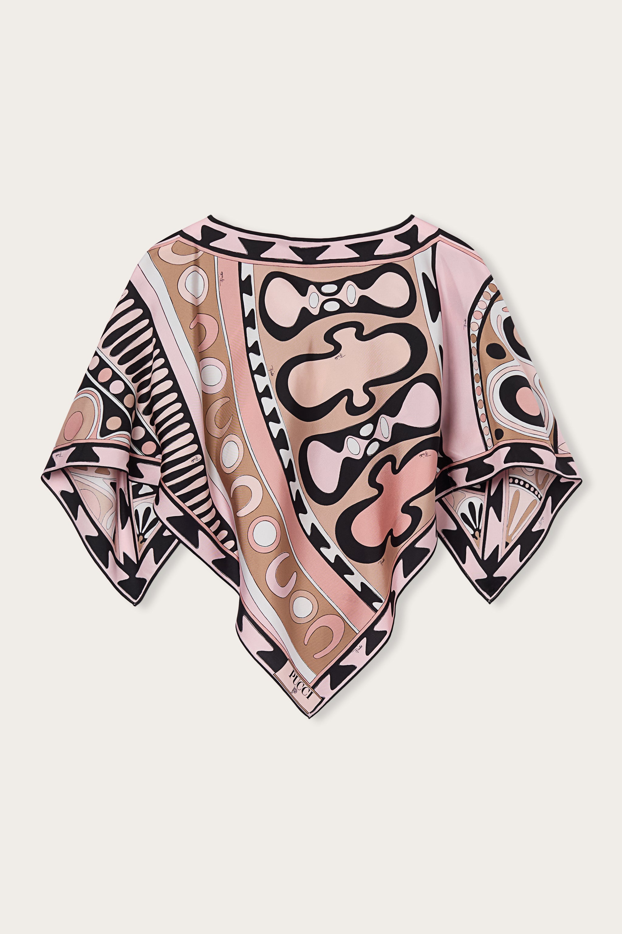 Emilio Pucci Kaftans top caftan soie nude Soleil