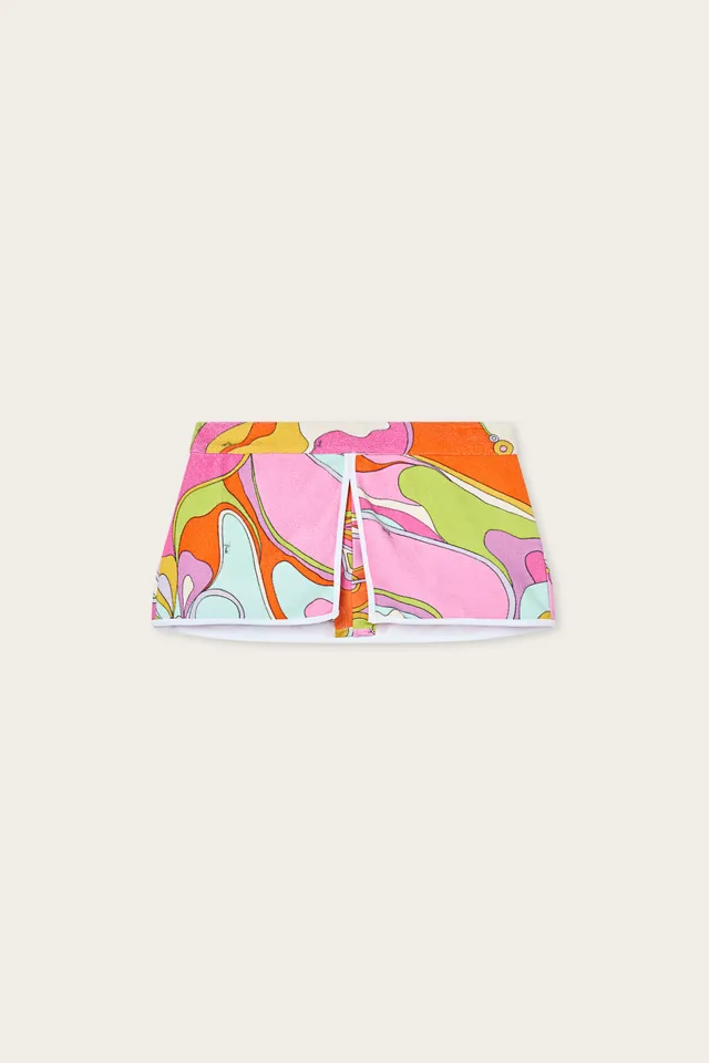 Emilio Pucci Orchidee Short éponge multicolore
