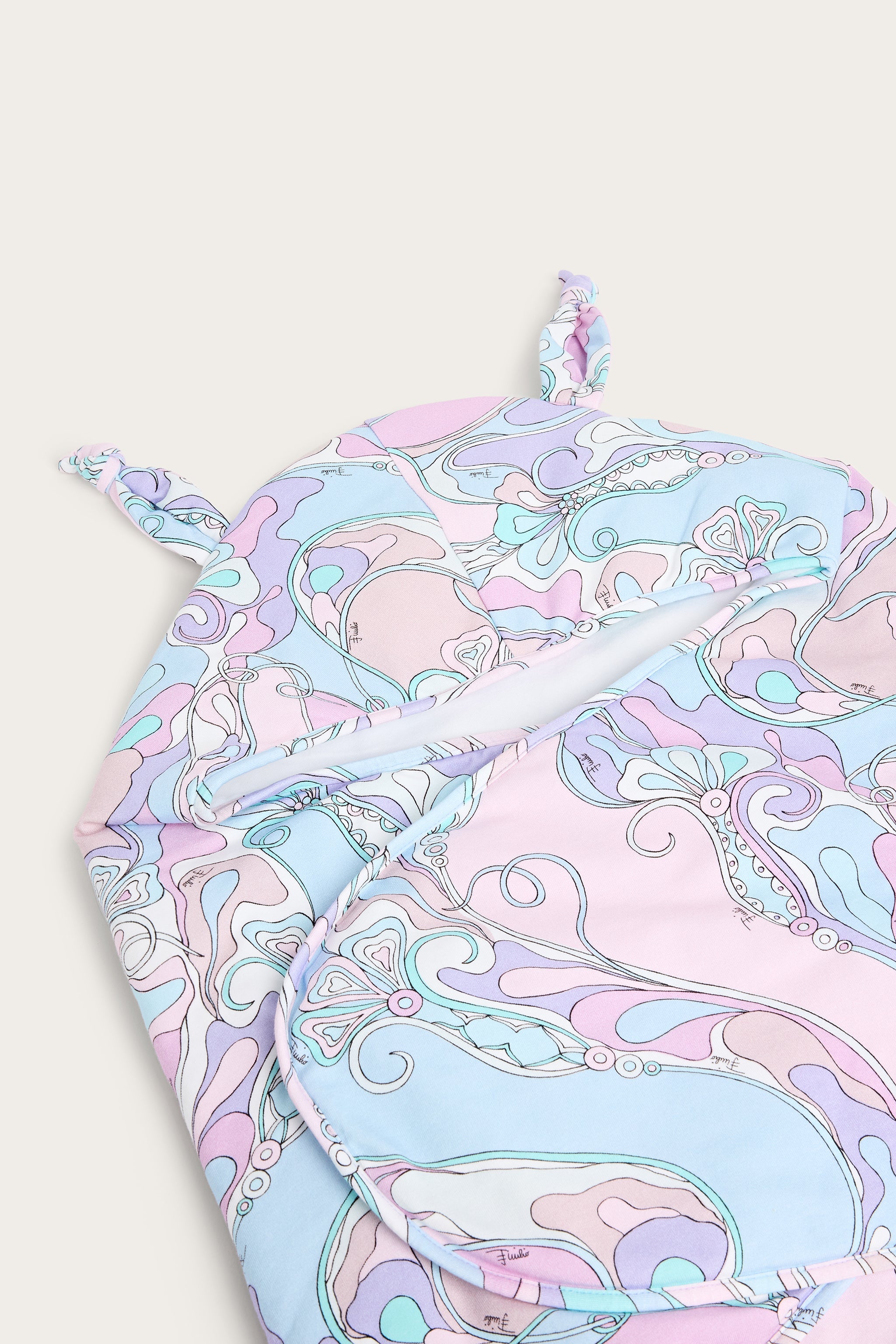 Emilio Pucci Orchidee nid bébé coton rose bleu