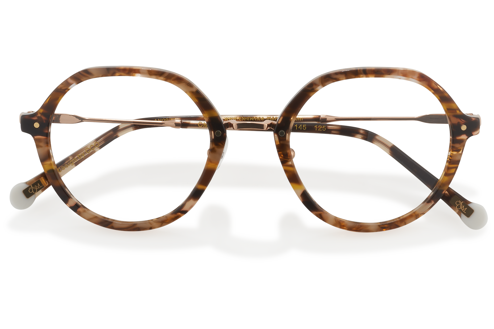 Clémence & Margaux La Girly lunettes de vue moucheté rose