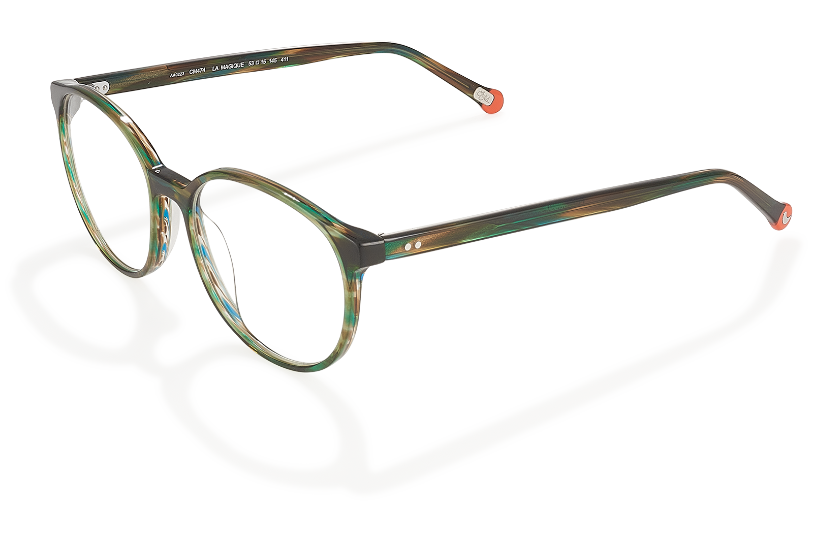 Clémence & Margaux Optiques La Magique lunettes de vue Vert & Brun