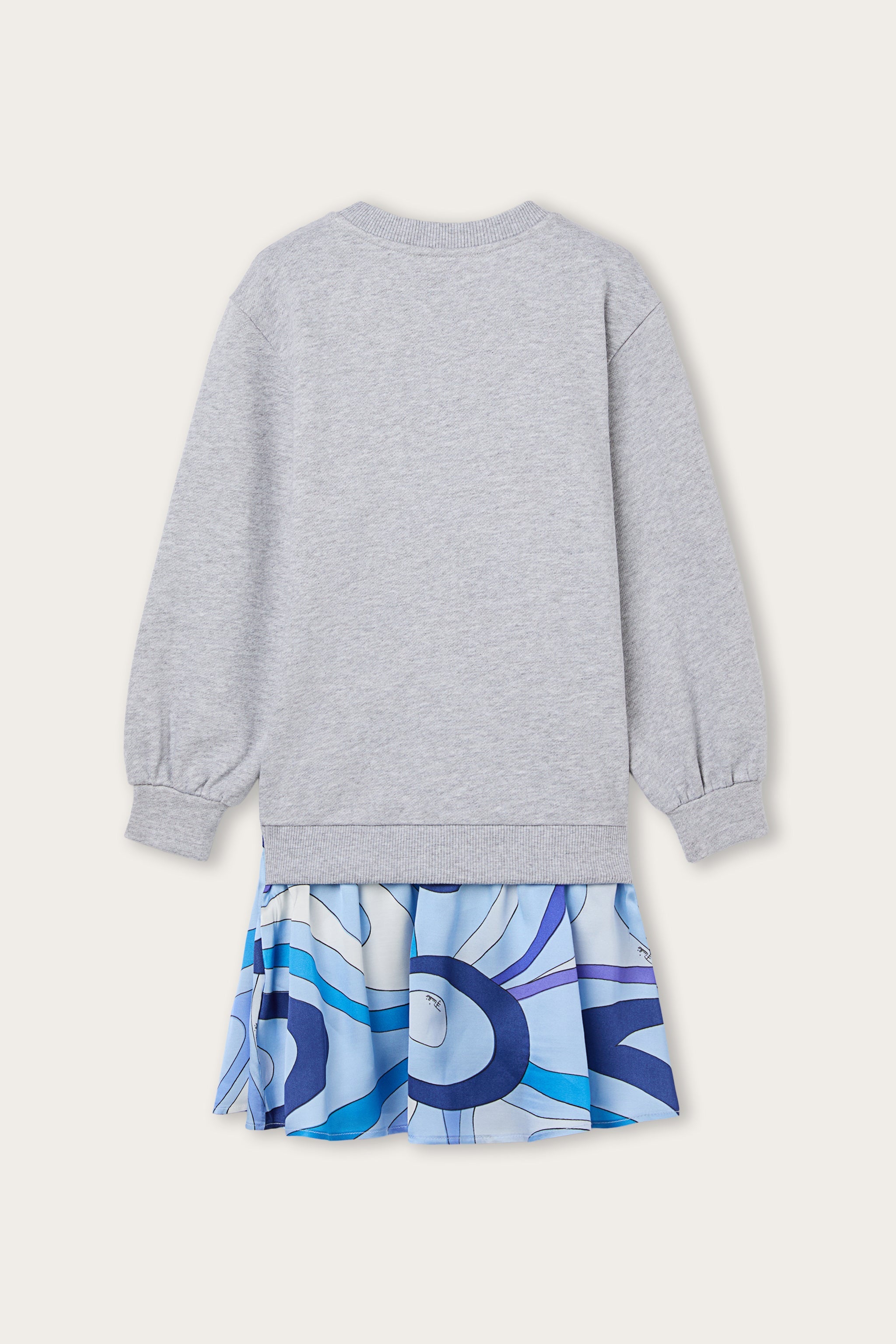 Emilio Pucci Dresses robe sweat grigio jersey bio