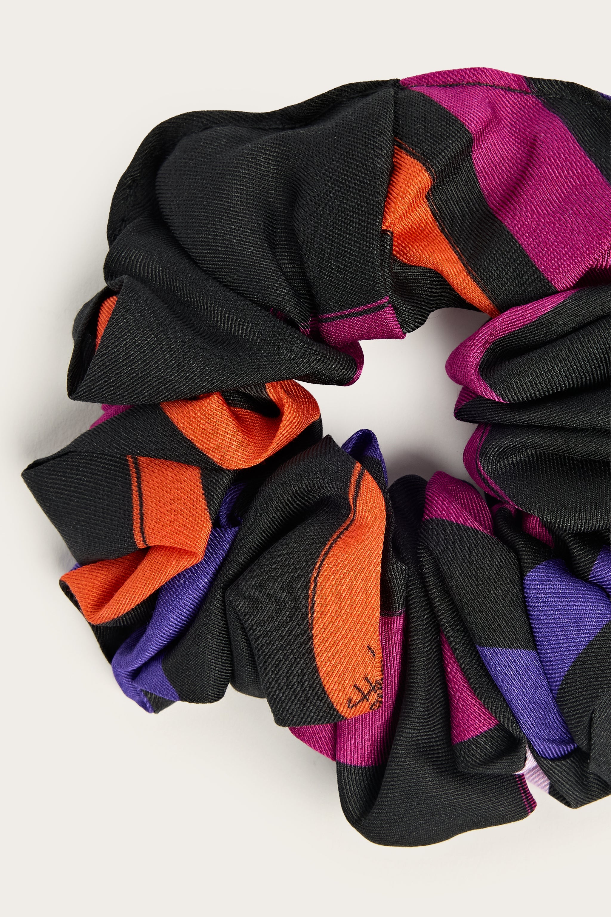 Emilio Pucci Marmo Élastique Cheveux Noir Fuchsia