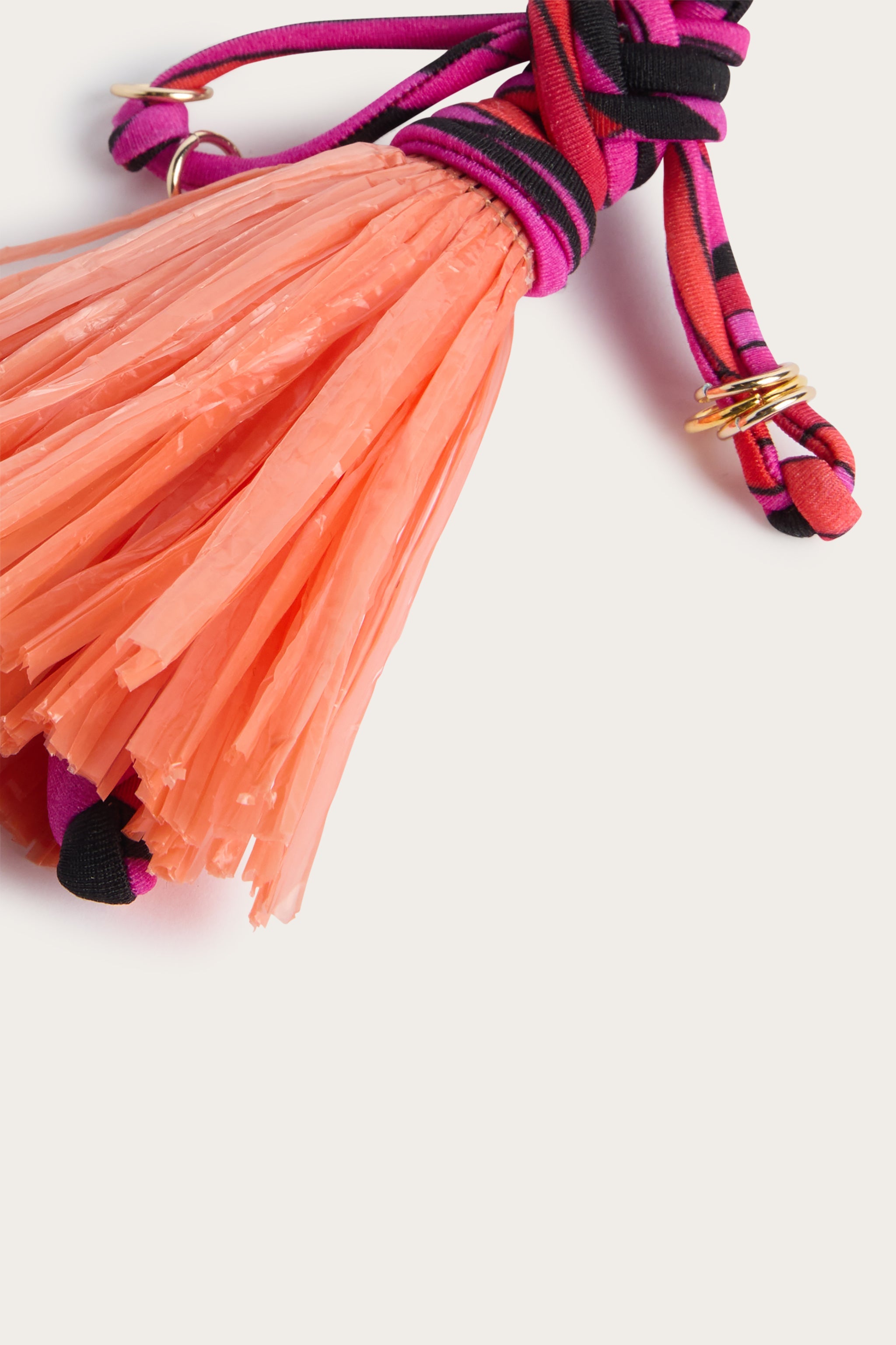 Emilio Pucci Bag Charms Breloque Iride Fuchsia OS