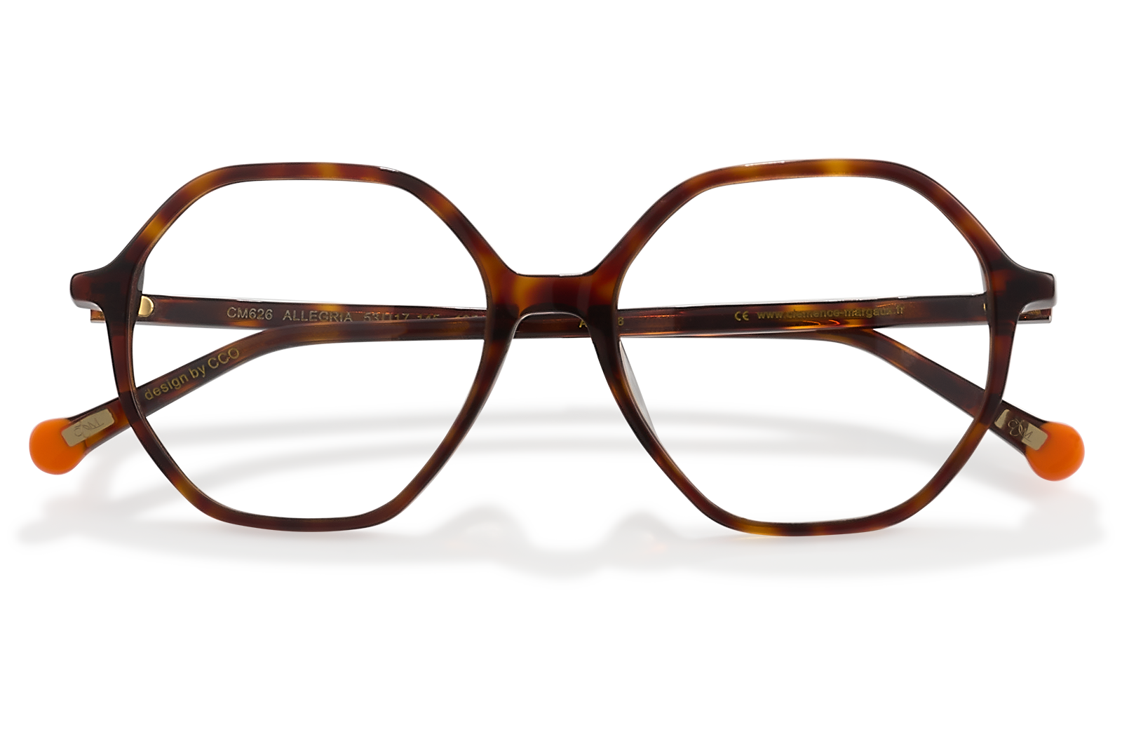 Clémence & Margaux Allegria lunettes de vue Moucheté hexagonal