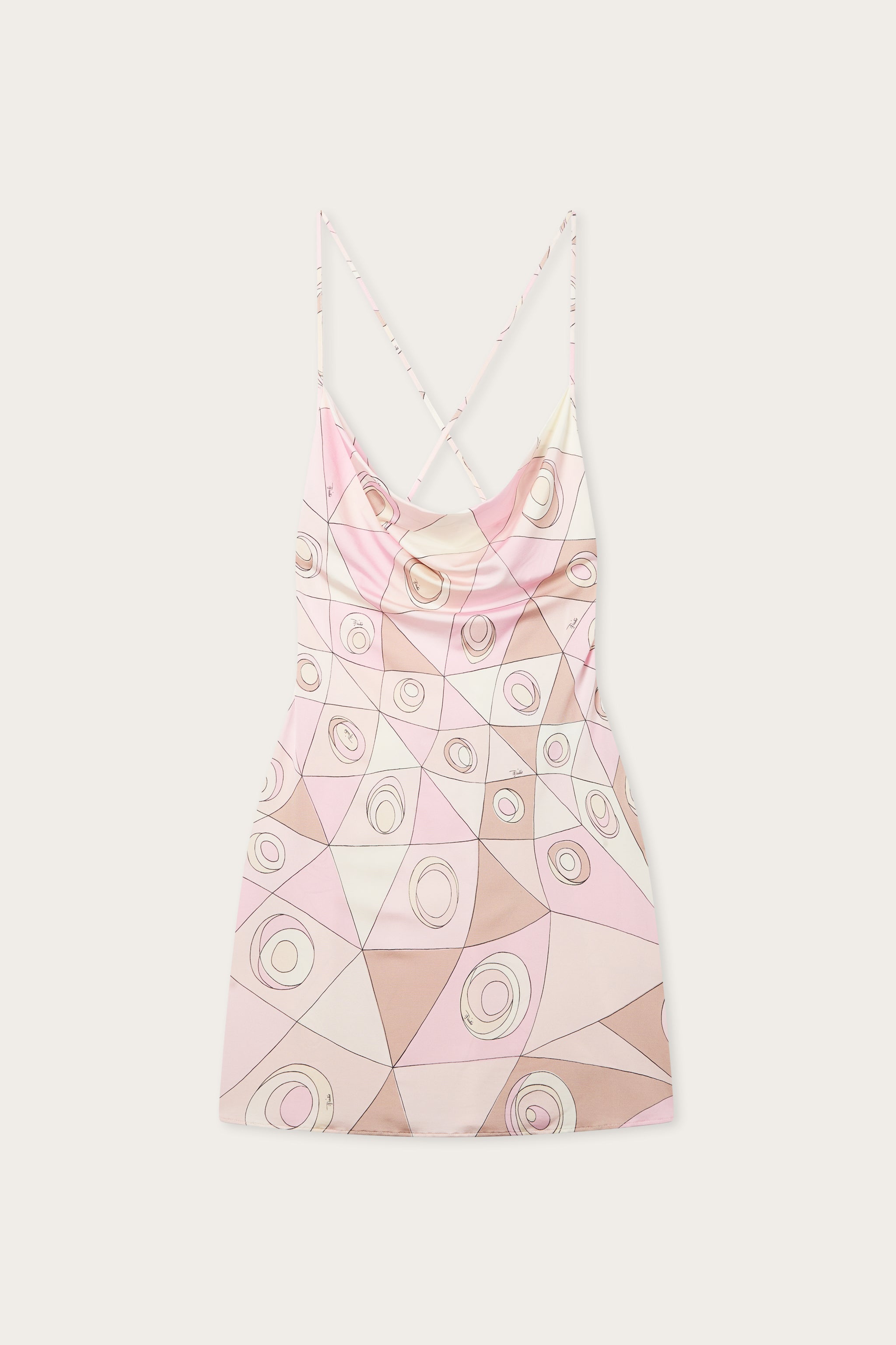 Emilio Pucci Dresses robe jersey satin rose nude