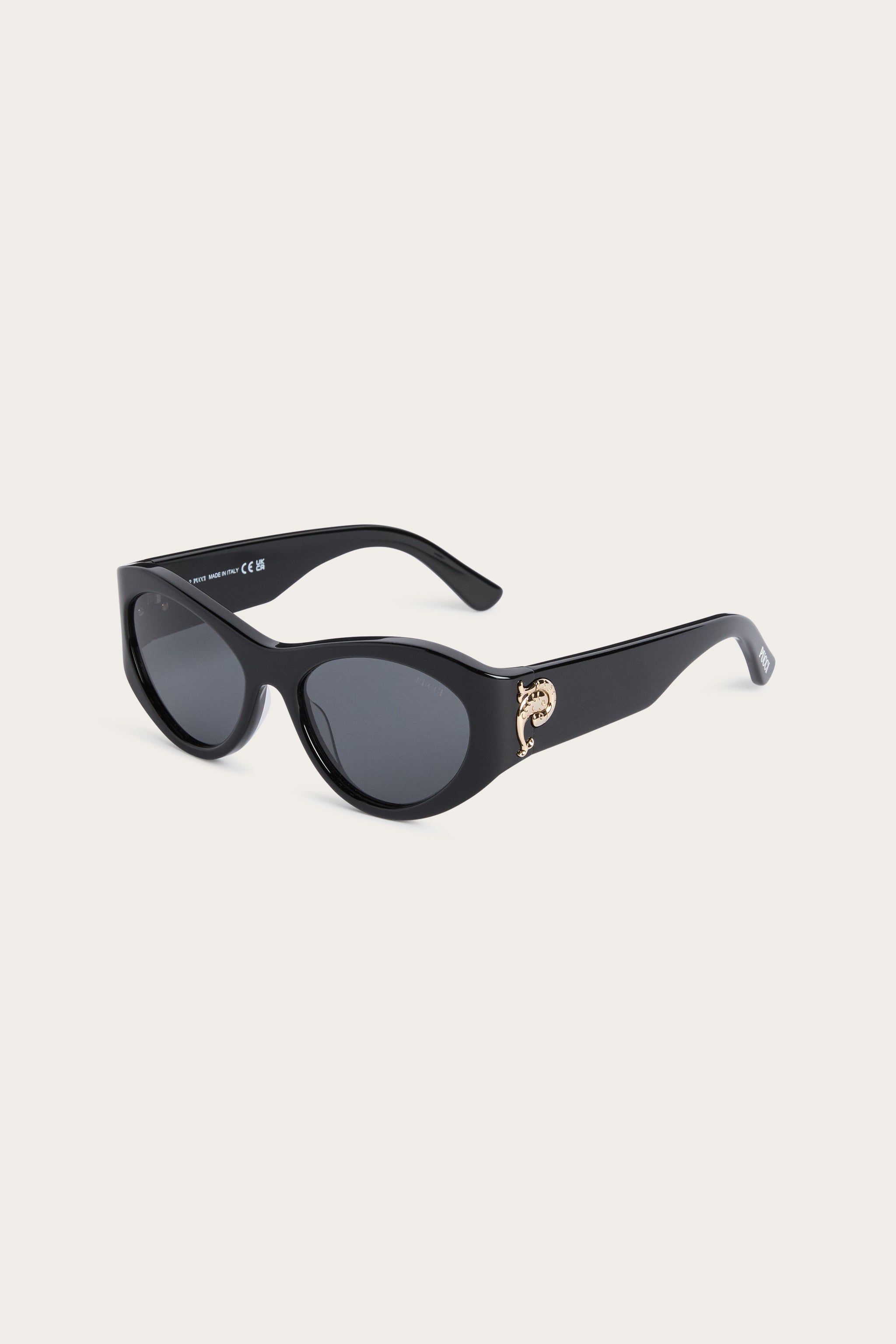 Emilio Pucci Cat-Eye lunettes de soleil noir fumé