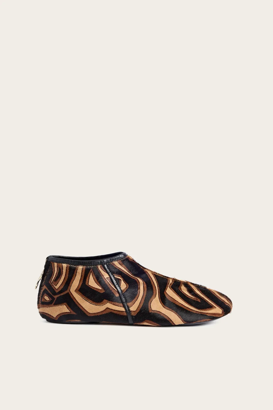 Emilio Pucci Labirinto Slip-On Cuir Noir Or
