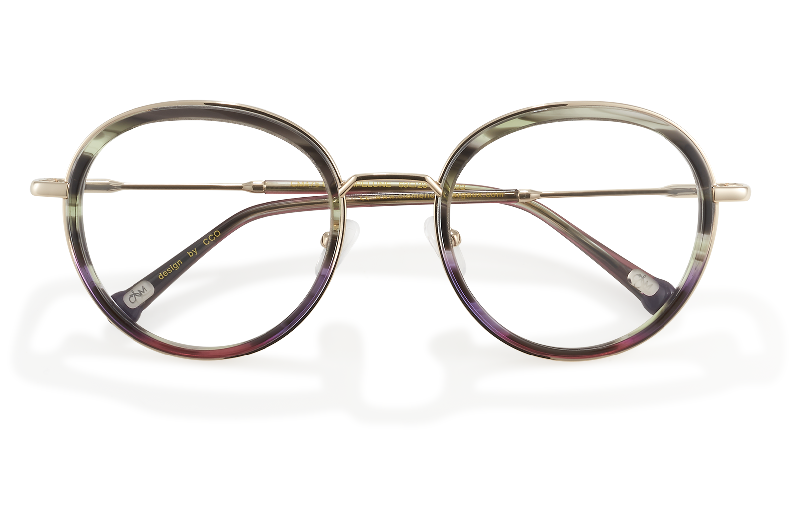 Clémence & Margaux La Pampelune lunettes de vue Brun ronde