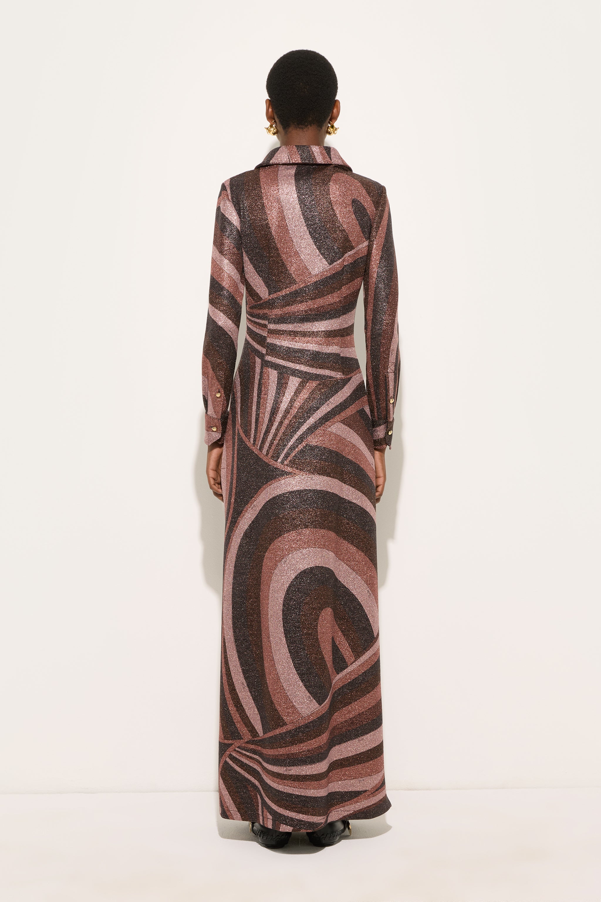 Emilio Pucci Dresses 6UJI656U867011 robe lurex bordeaux