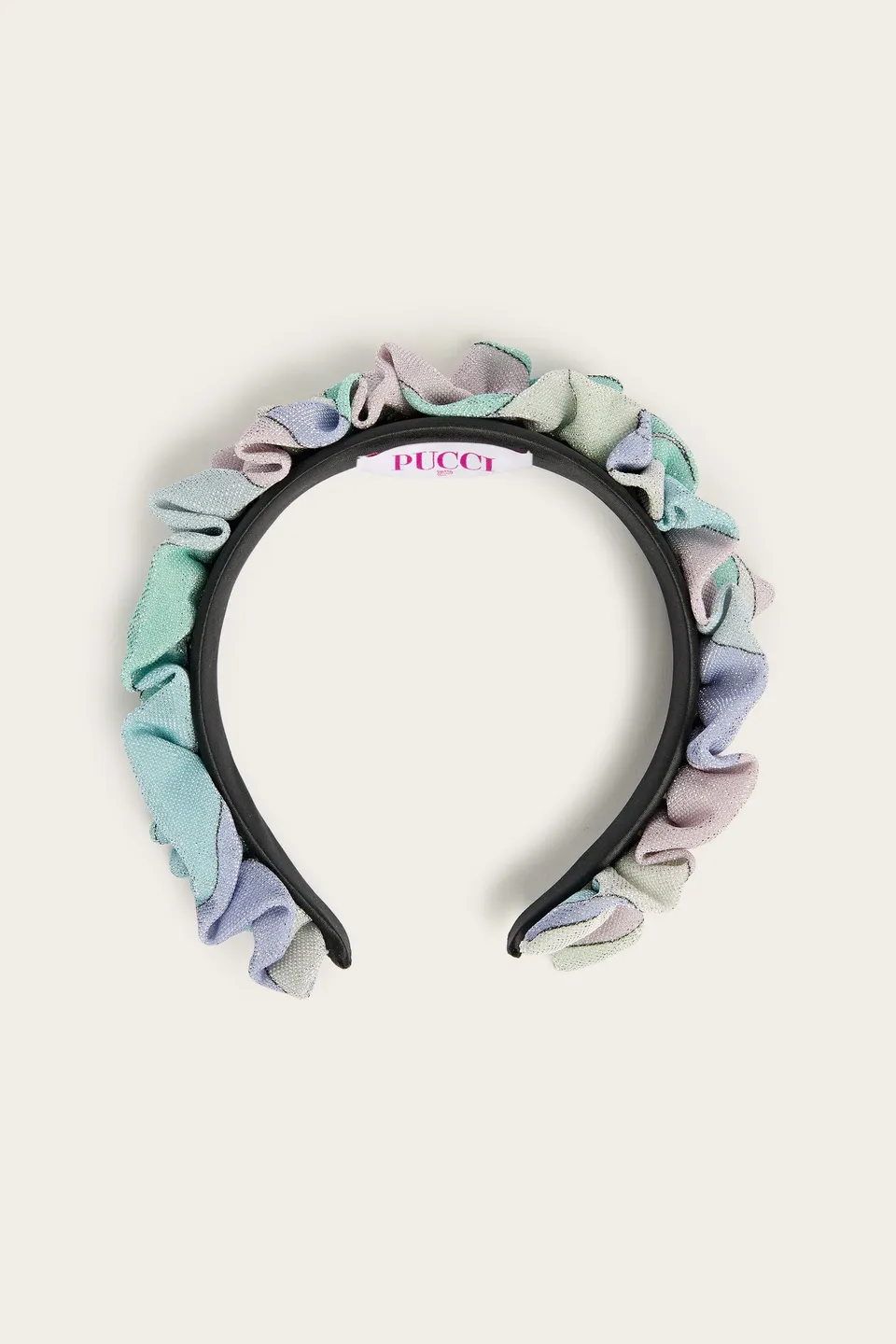 Emilio Pucci Iride serre-tête multicolore argenté OS