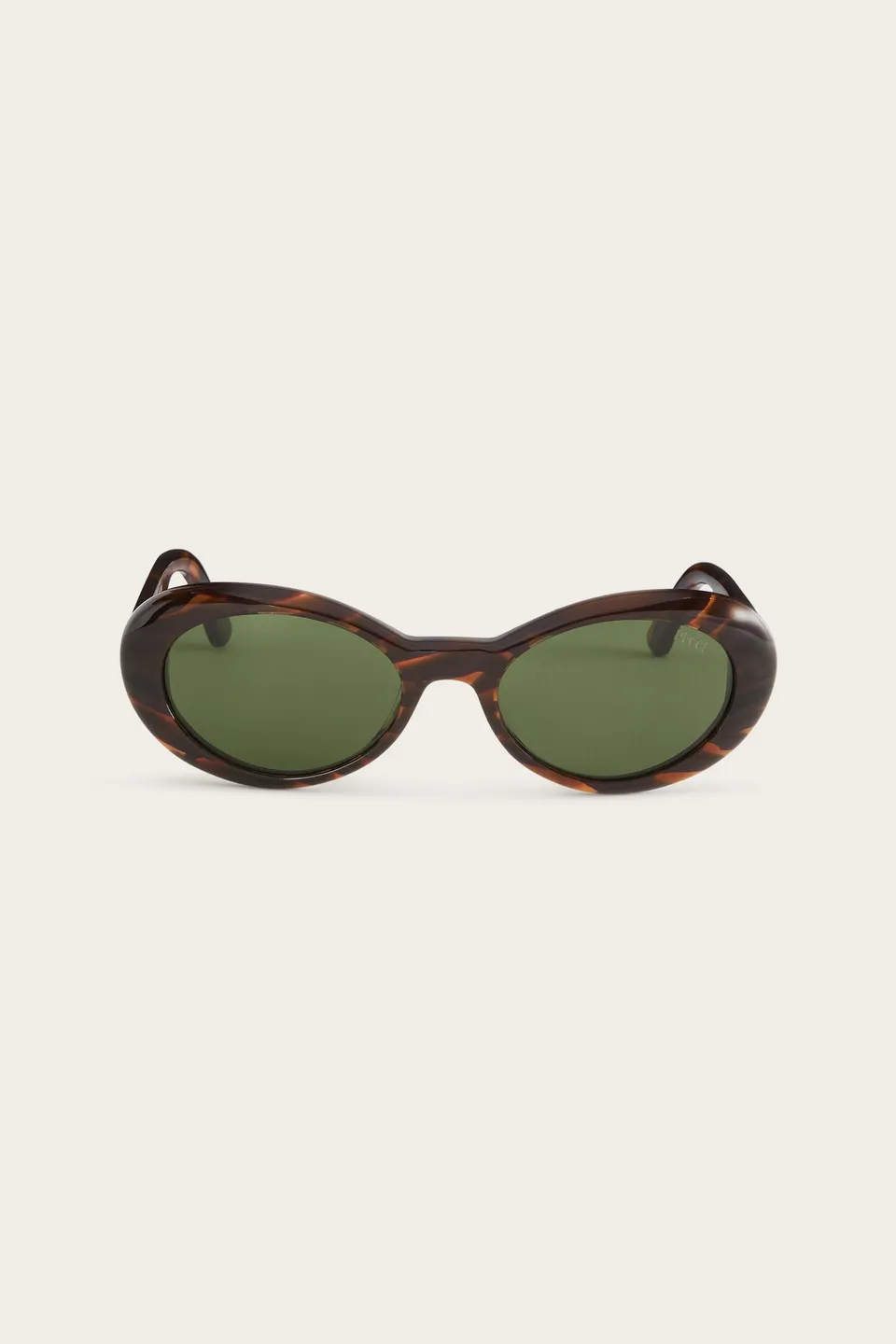 Emilio Pucci EP0234 lunettes de soleil ovales marron écaille